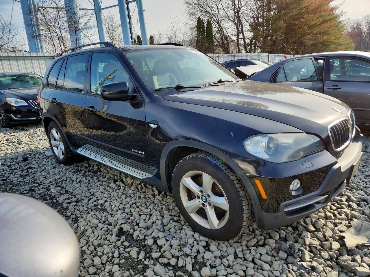 2009 Bmw X5 Xdrive30i Black vin: 5UXFE435X9L264427
