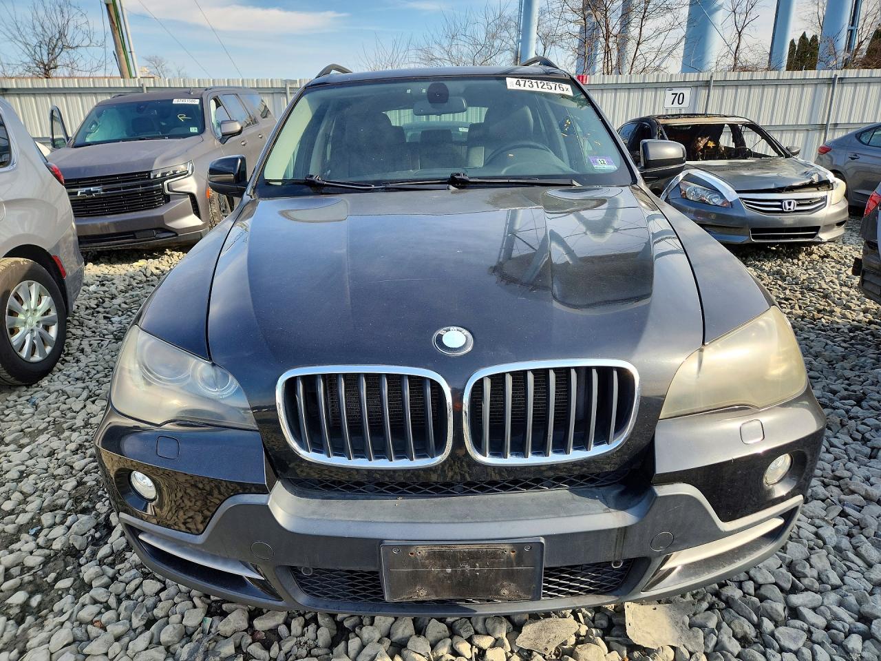 2009 Bmw X5 Xdrive30i Black vin: 5UXFE435X9L264427