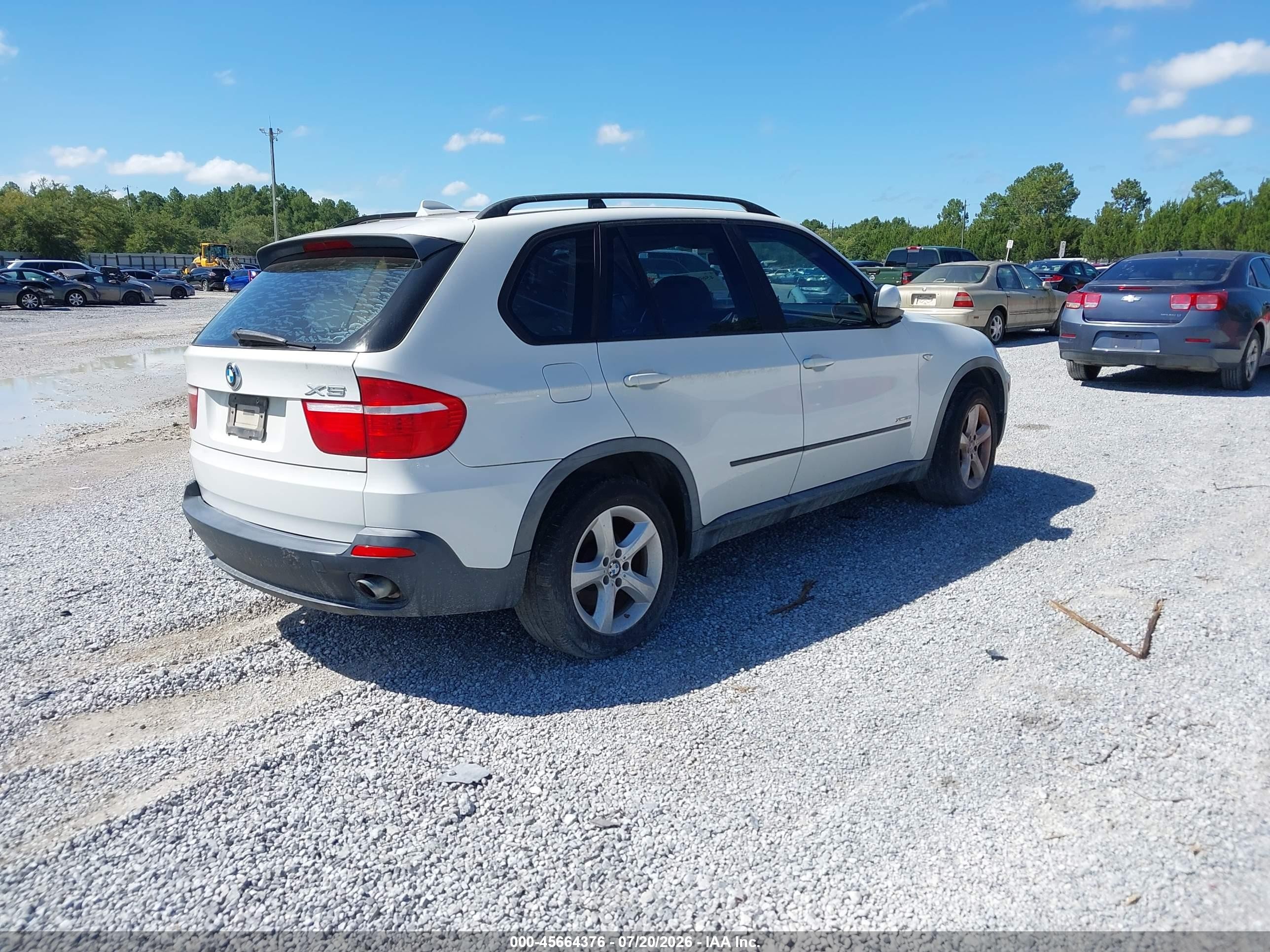 2009 Bmw X5 Xdrive30i Белый vin: 5UXFE435X9L267795