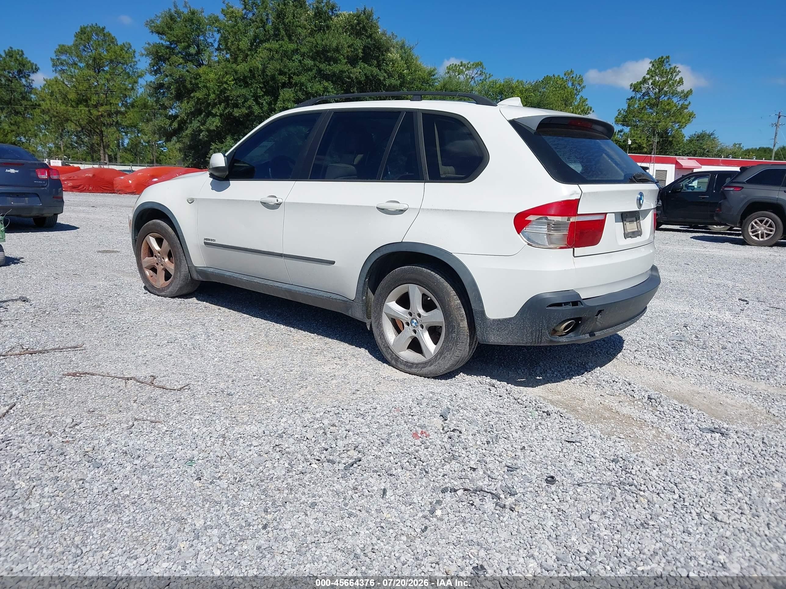 2009 Bmw X5 Xdrive30i Белый vin: 5UXFE435X9L267795