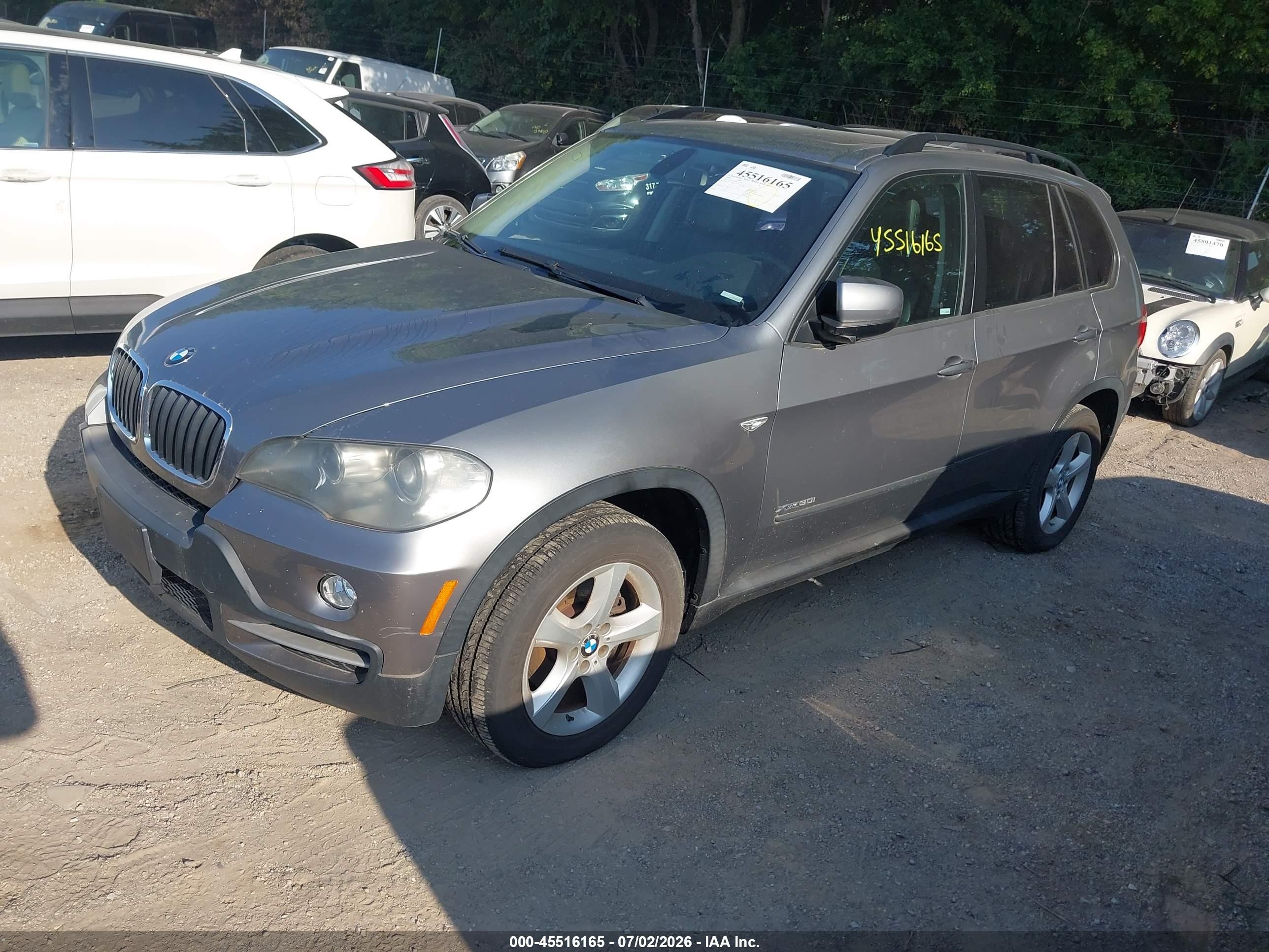 2009 Bmw X5 Xdrive30i Silver vin: 5UXFE435X9L273287