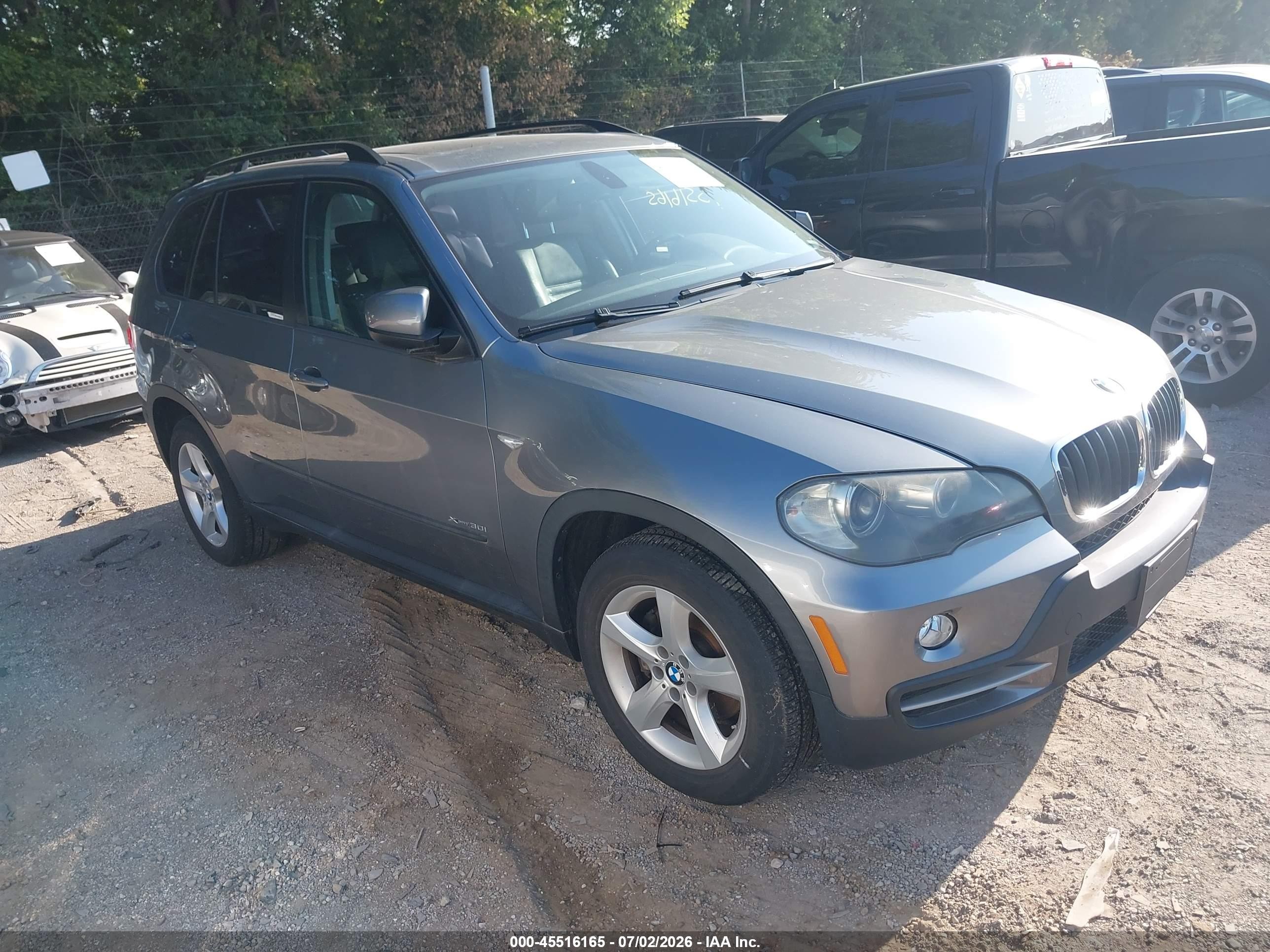 2009 Bmw X5 Xdrive30i Silver vin: 5UXFE435X9L273287