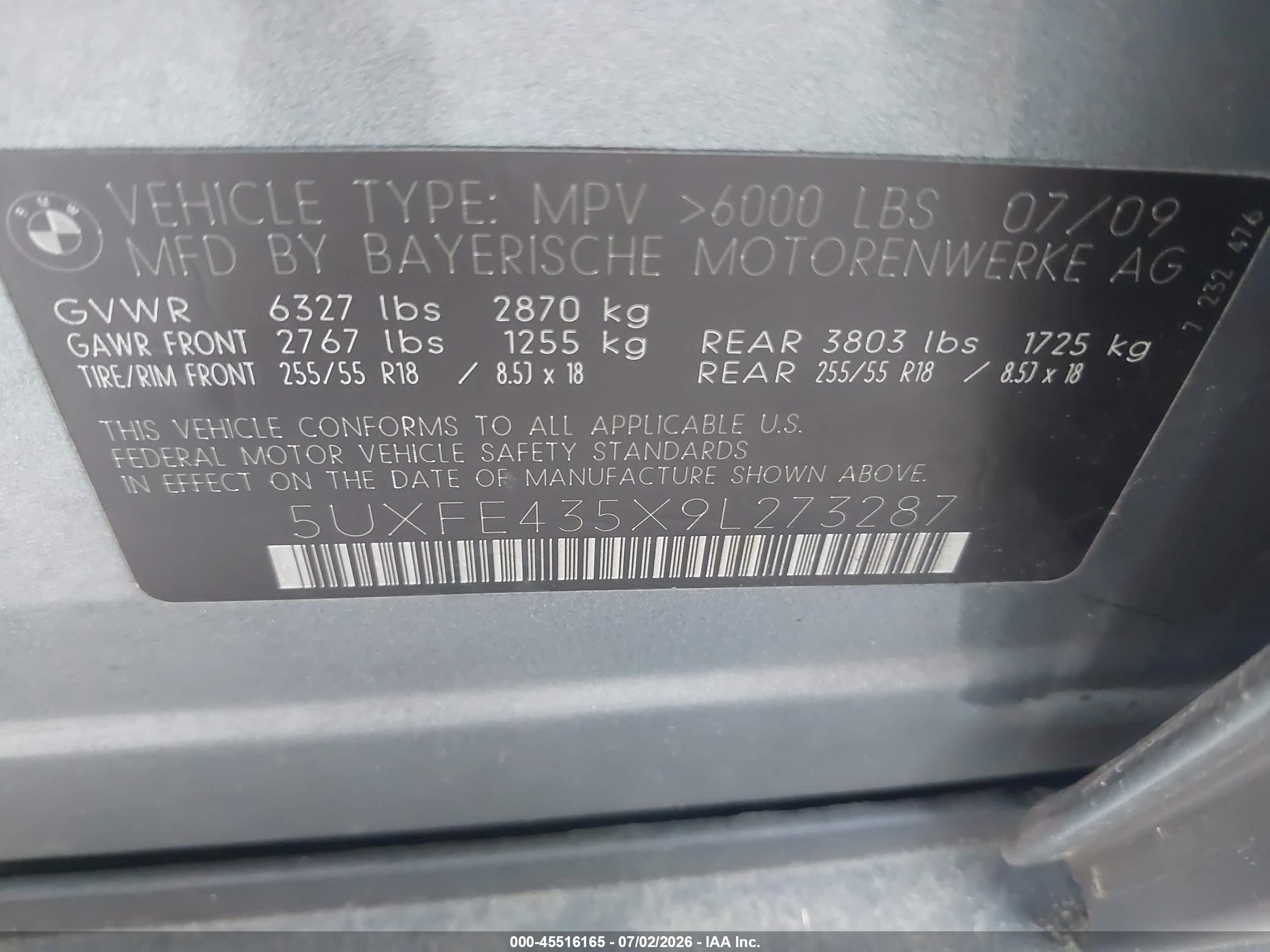 2009 Bmw X5 Xdrive30i Silver vin: 5UXFE435X9L273287