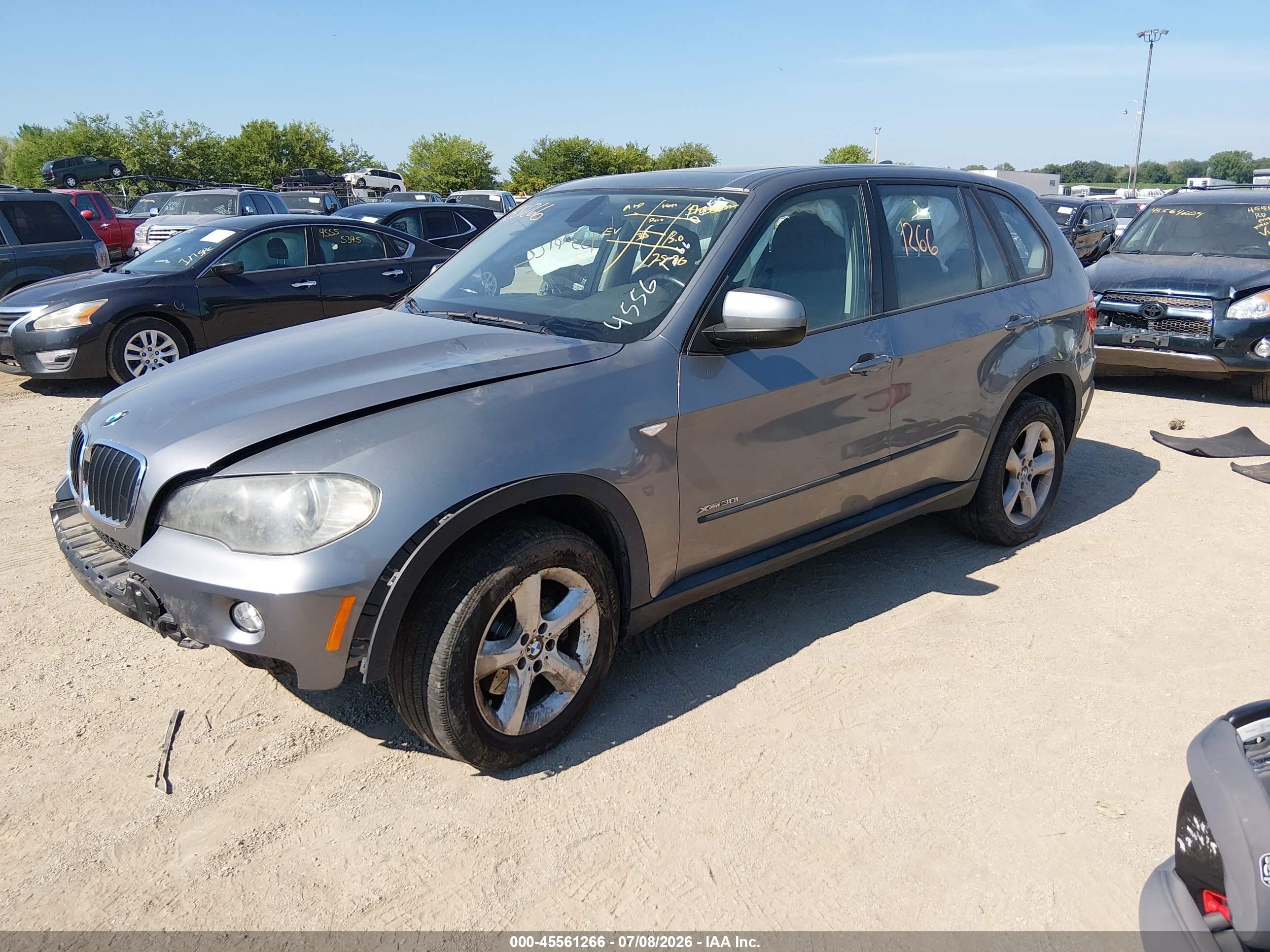 2010 Bmw X5 Xdrive30i Gray vin: 5UXFE4C51AL382371