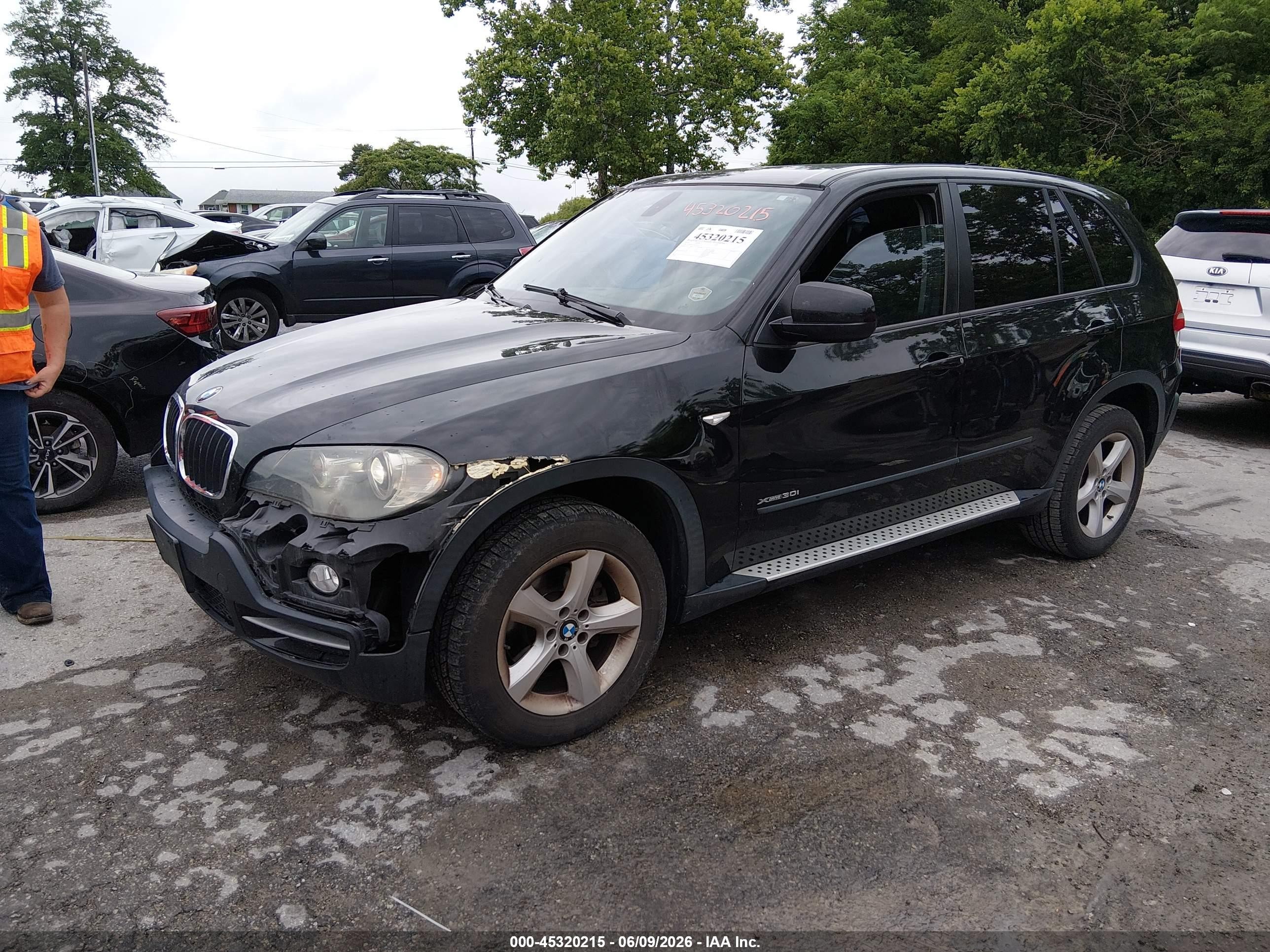 2010 Bmw X5 Xdrive30i Black vin: 5UXFE4C52AL381231
