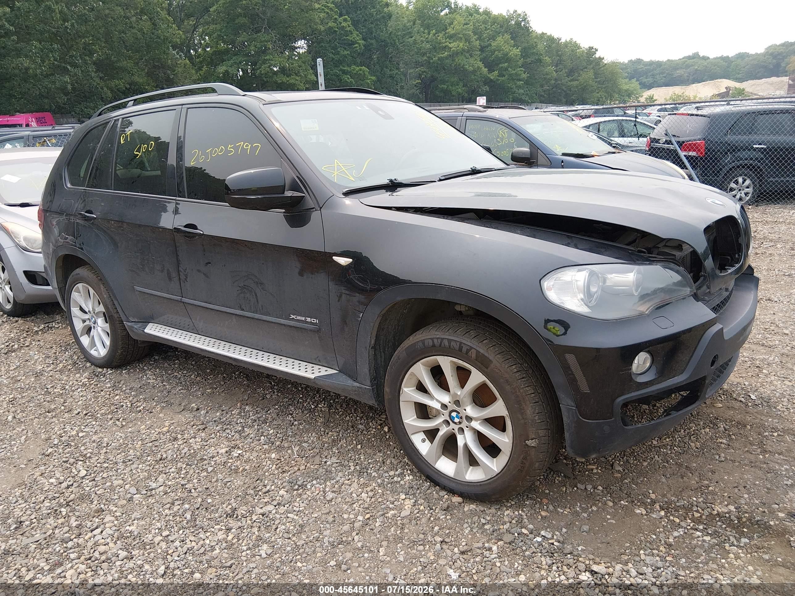 2010 Bmw X5 Xdrive30i Black vin: 5UXFE4C53AL279050