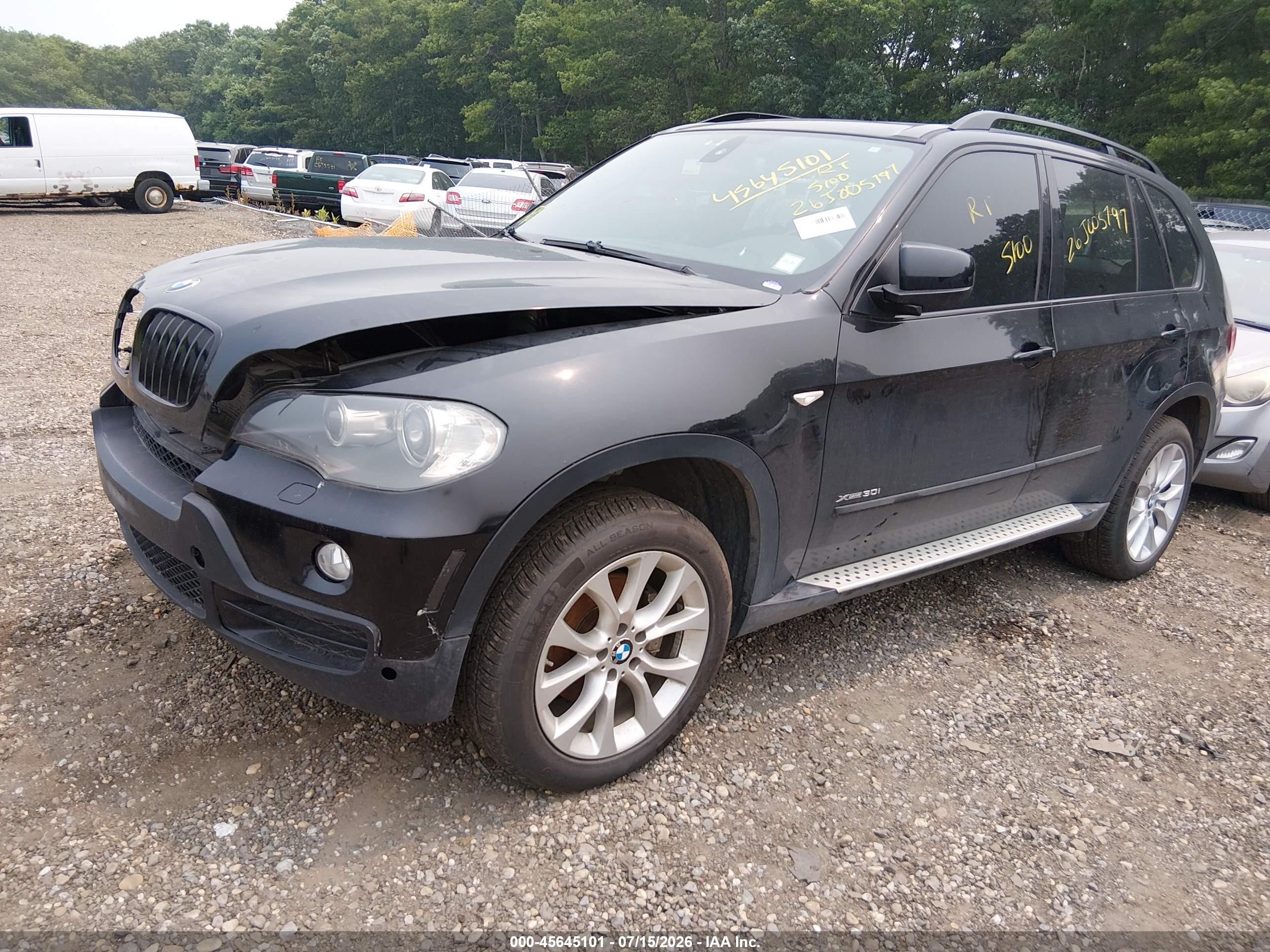 2010 Bmw X5 Xdrive30i Black vin: 5UXFE4C53AL279050