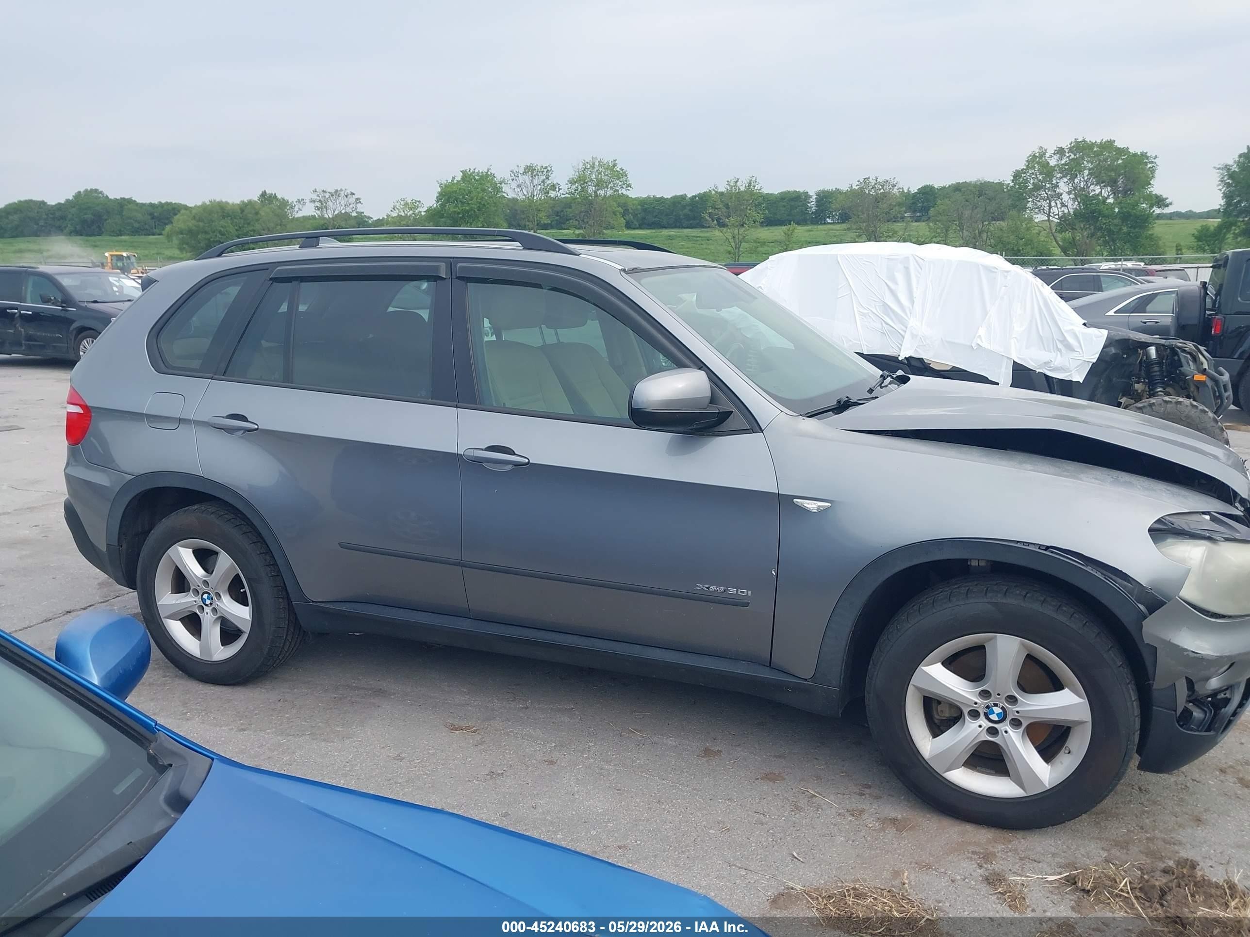 2010 Bmw X5 Xdrive30i Gray vin: 5UXFE4C53AL381111