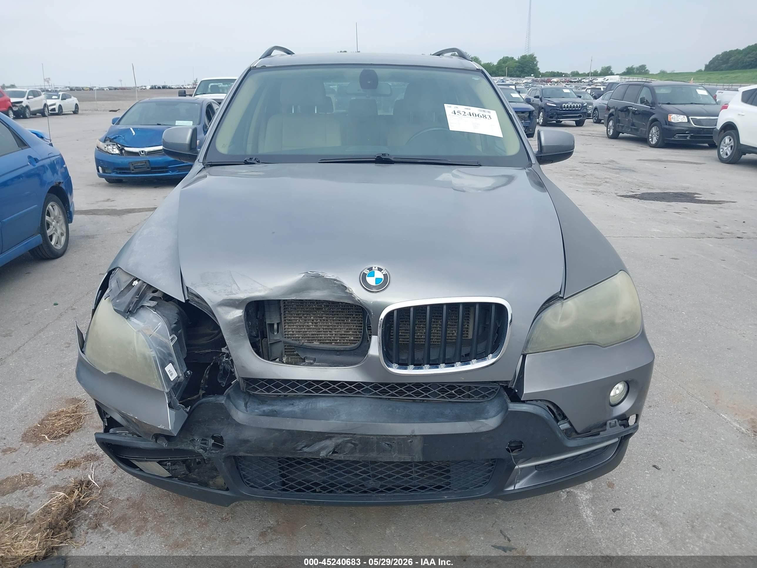 2010 Bmw X5 Xdrive30i Gray vin: 5UXFE4C53AL381111