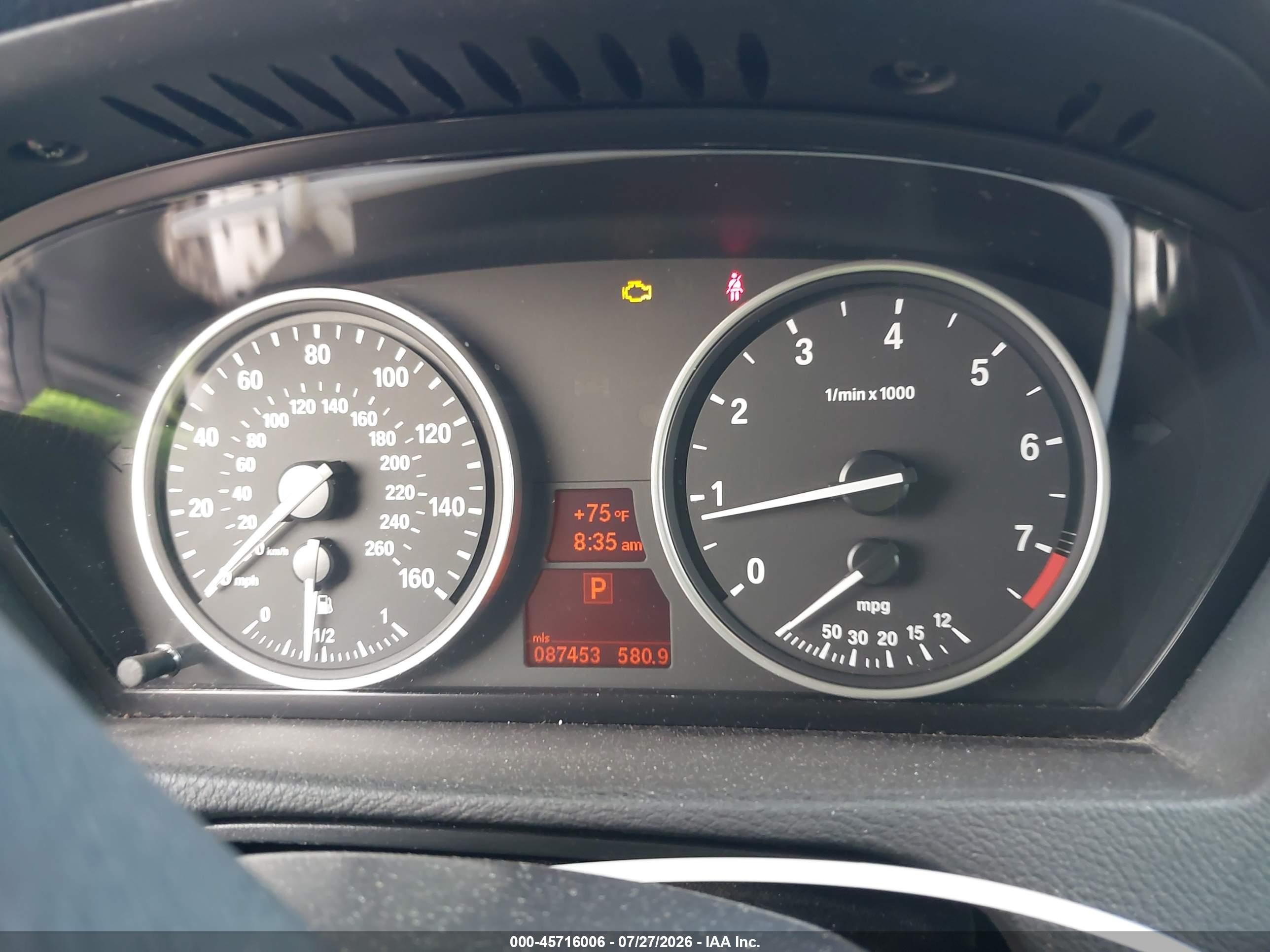 2010 Bmw X5 Xdrive30i Black vin: 5UXFE4C55AL382101