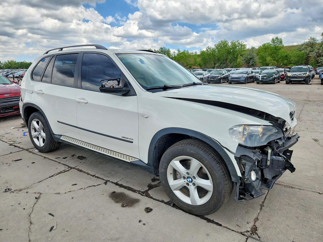 2010 Bmw X5 Xdrive30i White vin: 5UXFE4C56AL385153