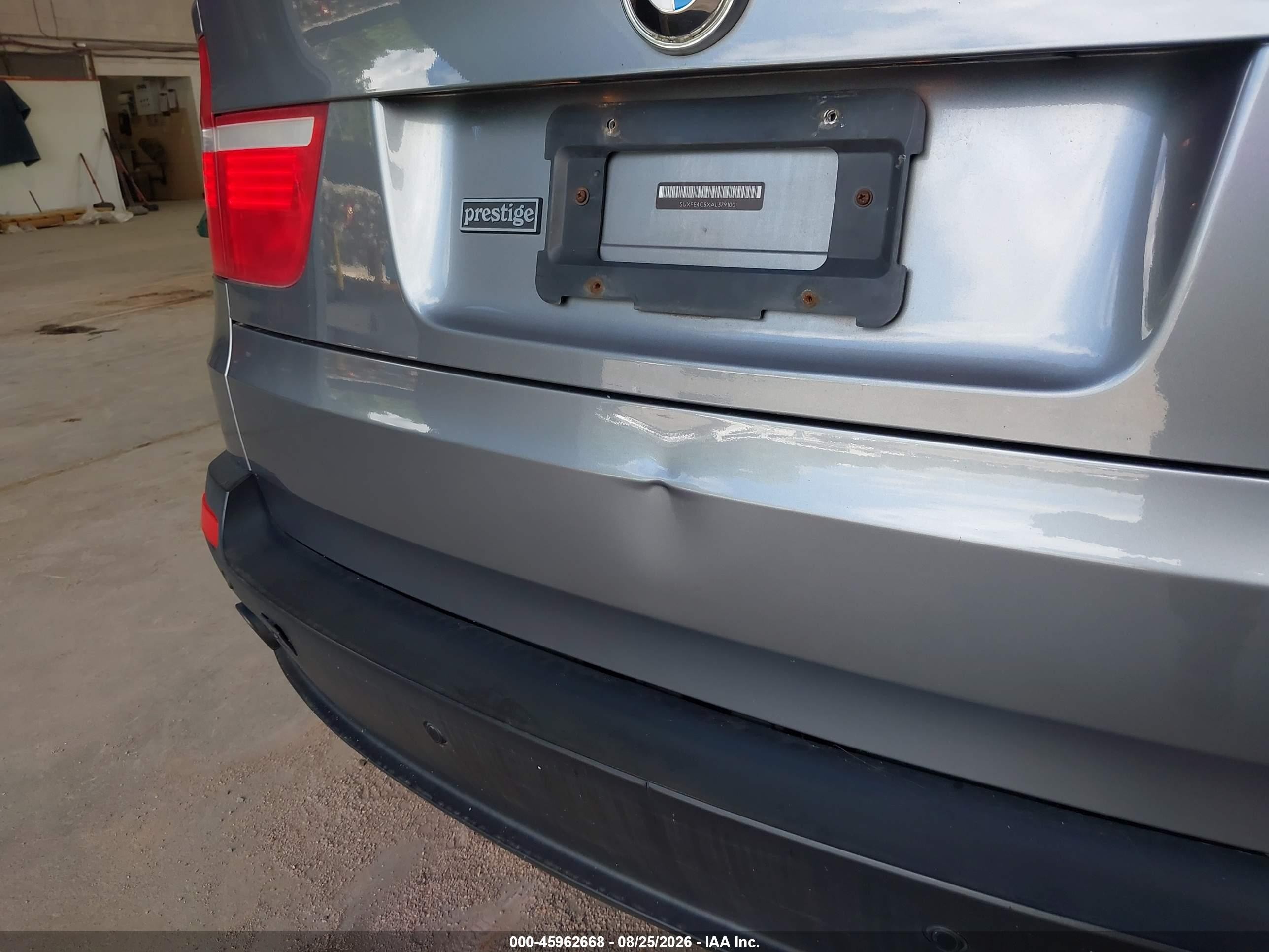 2010 Bmw X5 Xdrive30i Gray vin: 5UXFE4C5XAL379100