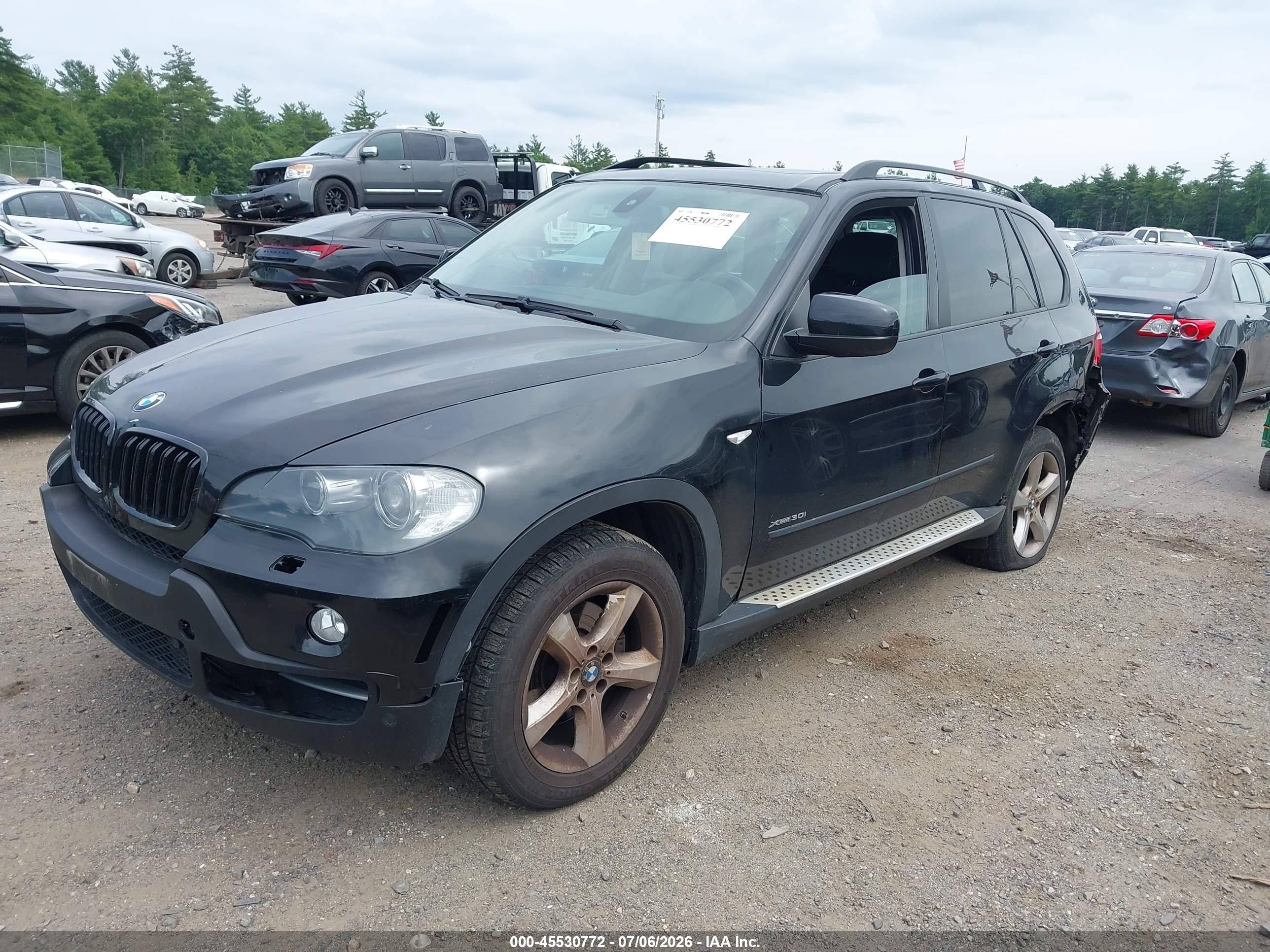 2010 Bmw X5 Xdrive30i Black vin: 5UXFE4C5XAL382126