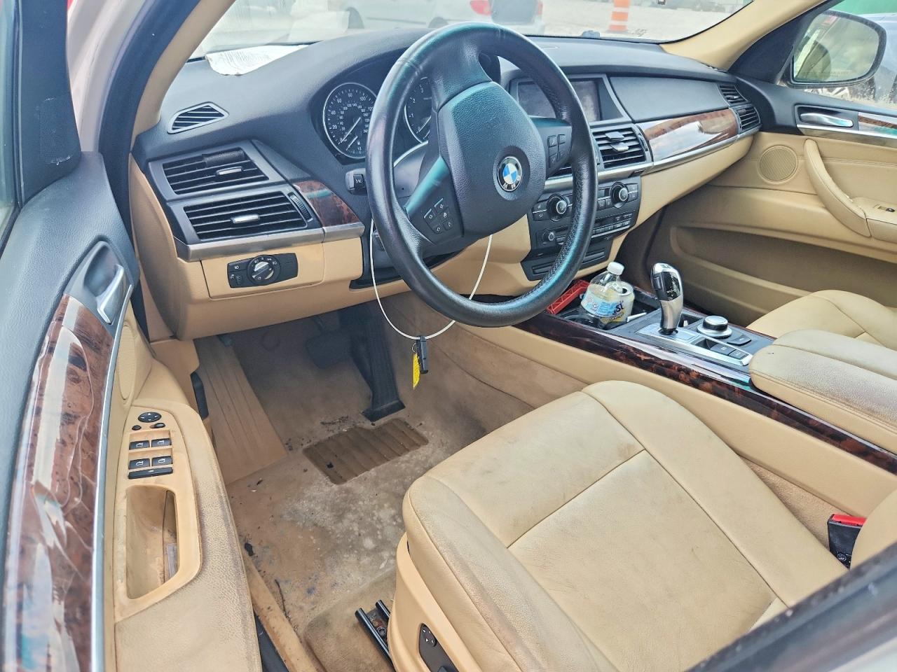 2008 Bmw X5 4.8i White vin: 5UXFE83508L162088