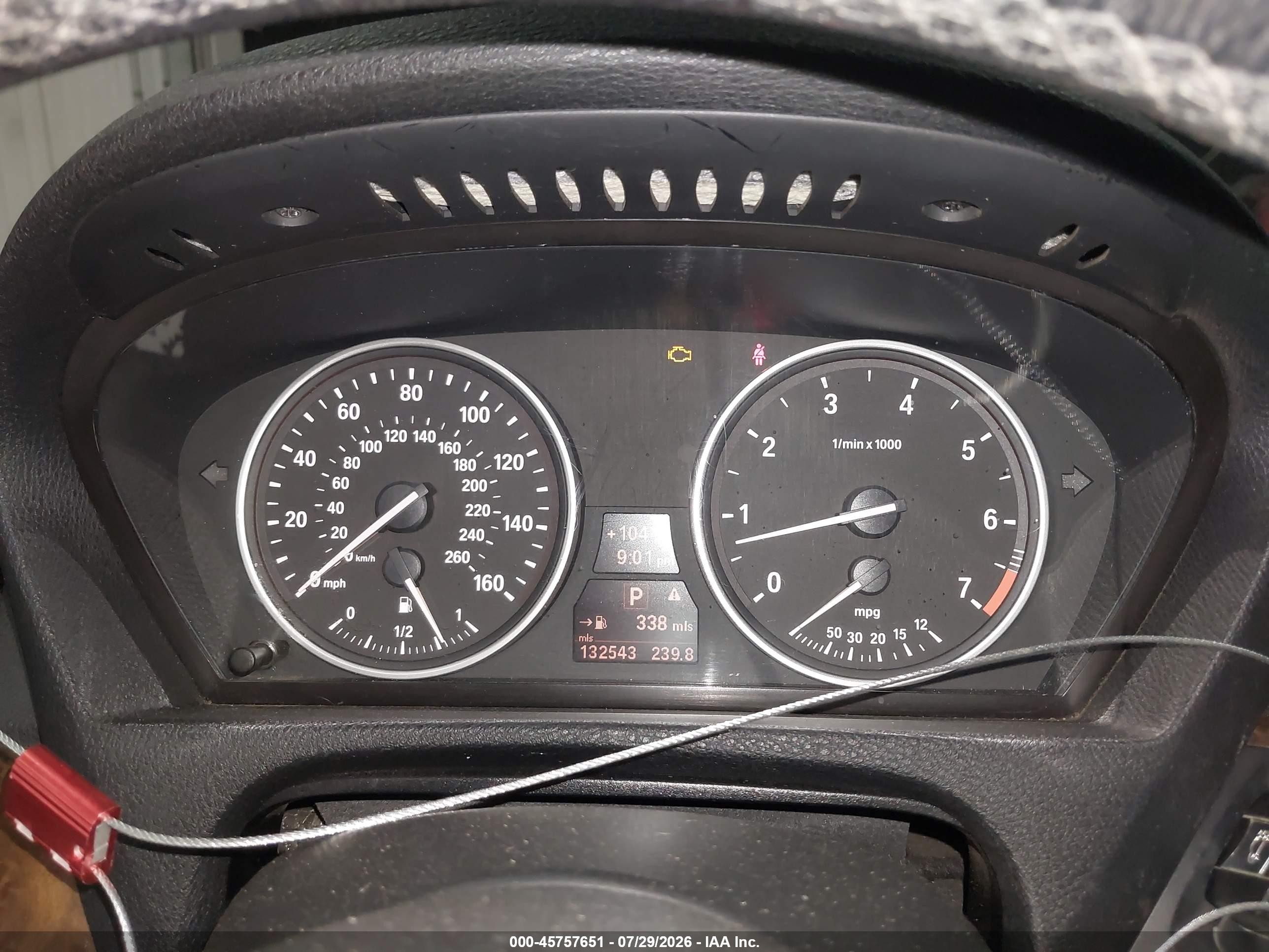 2007 Bmw X5 4.8i Белый vin: 5UXFE83517LZ38369