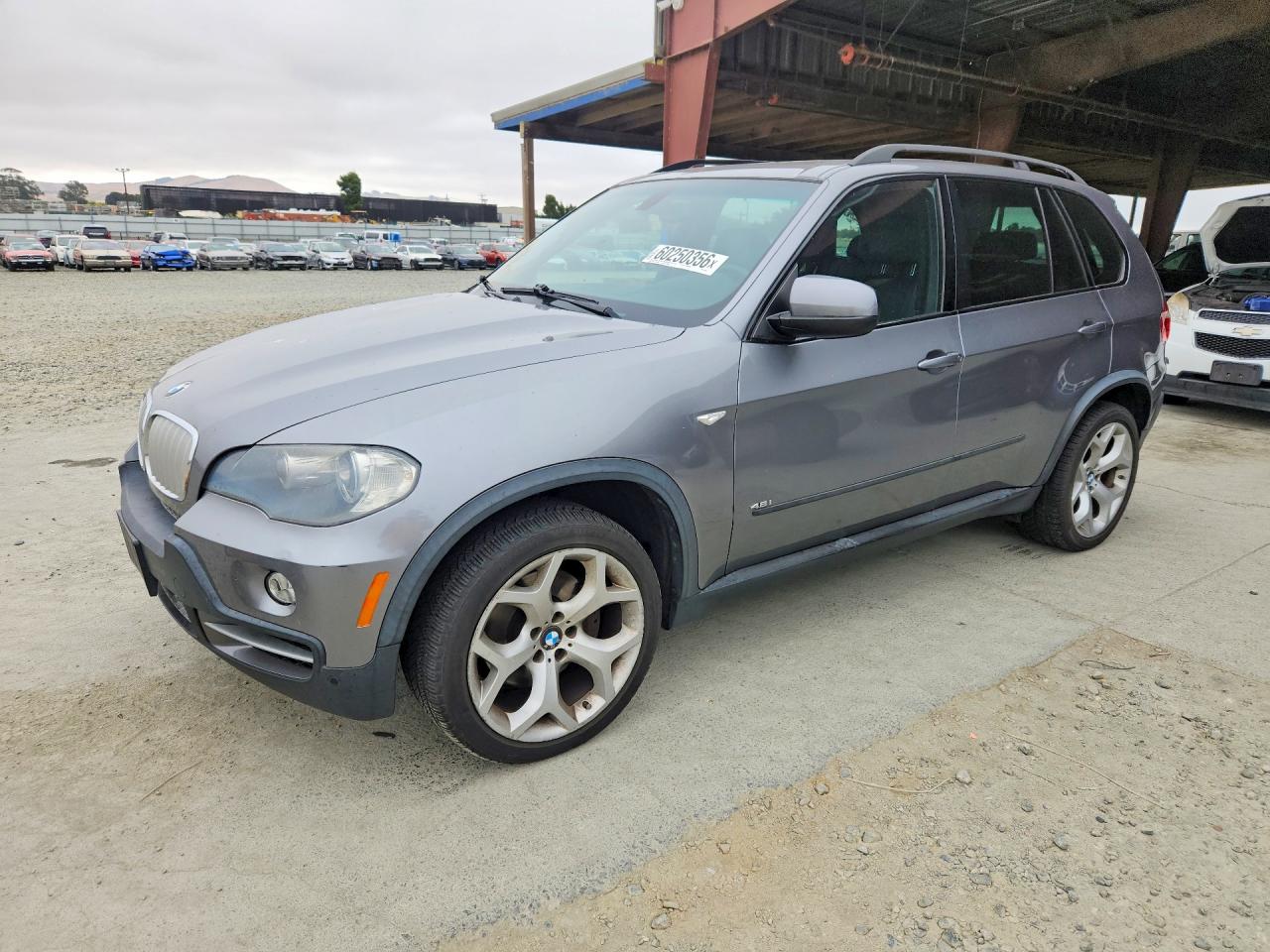 2008 Bmw X5 4.8i Gray vin: 5UXFE83518L162228