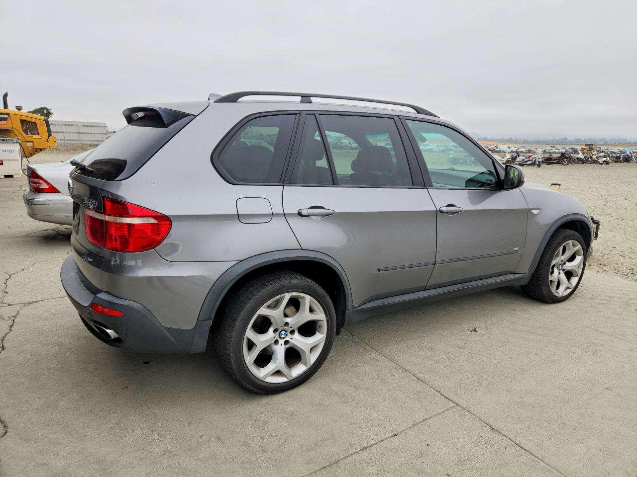 2008 Bmw X5 4.8i Gray vin: 5UXFE83518L162228