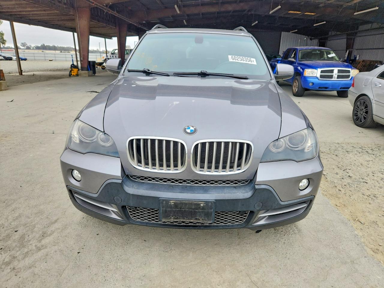 2008 Bmw X5 4.8i Gray vin: 5UXFE83518L162228