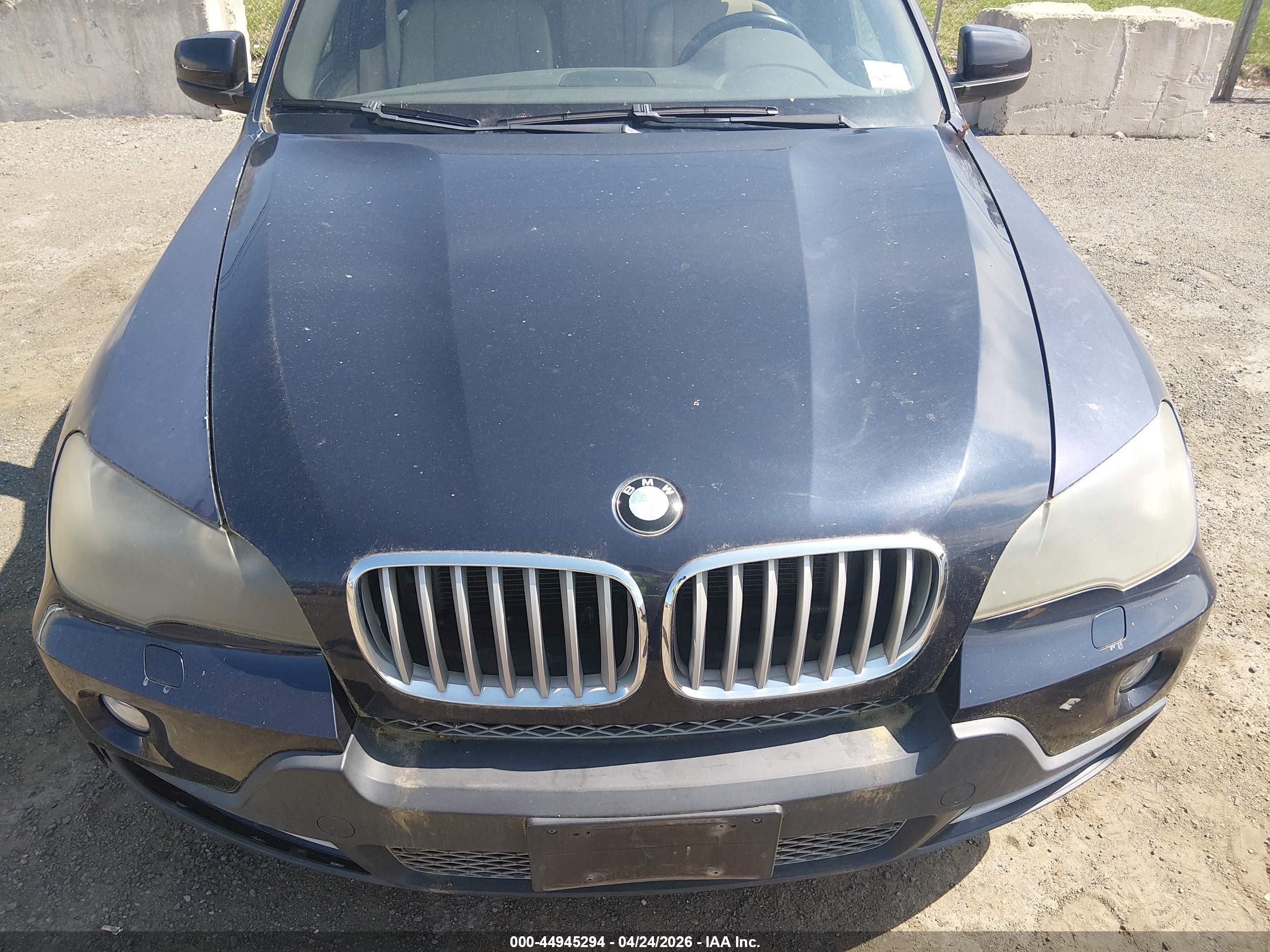 2008 Bmw X5 4.8i Blue vin: 5UXFE83518L165114