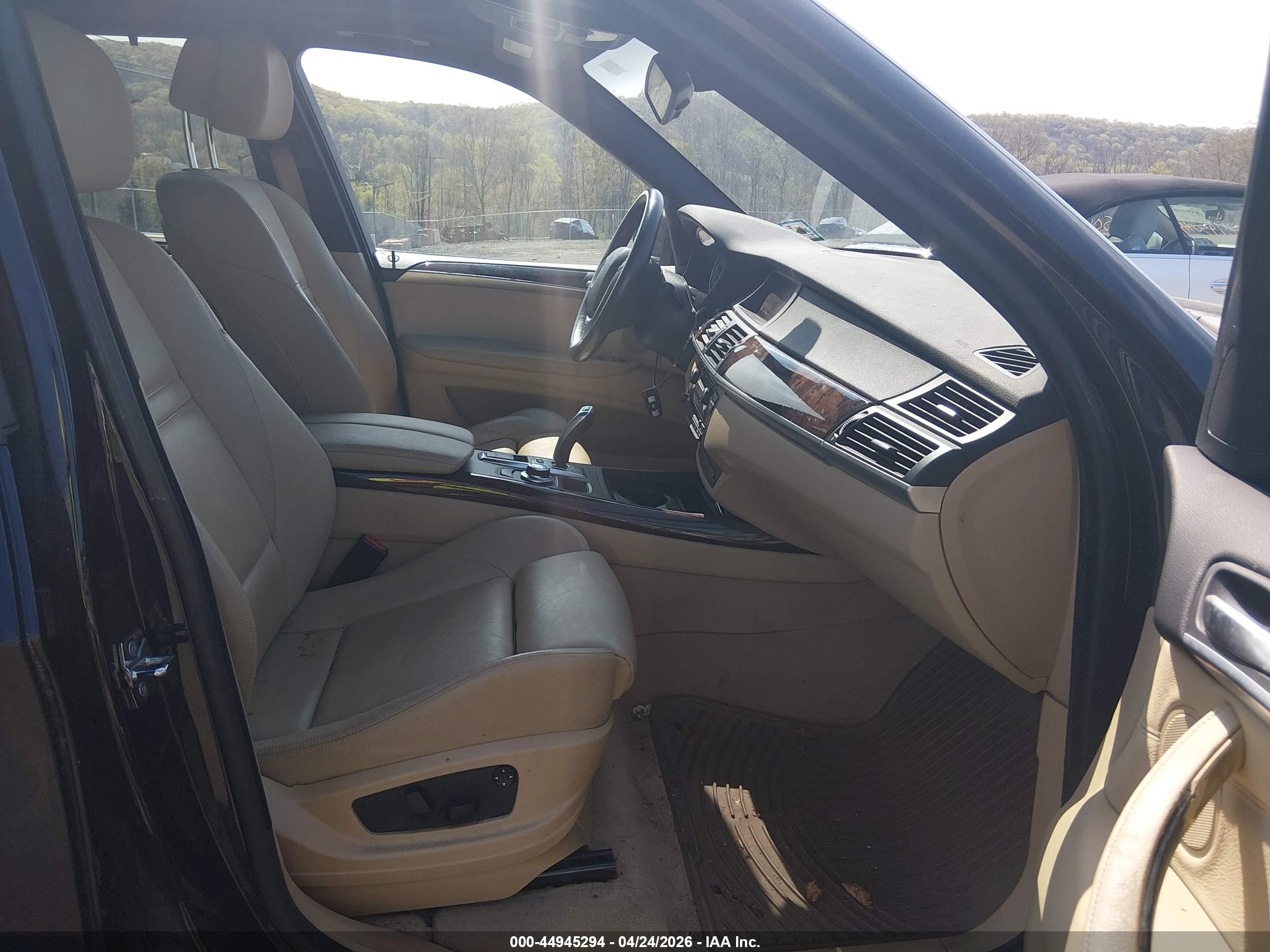 2008 Bmw X5 4.8i Blue vin: 5UXFE83518L165114