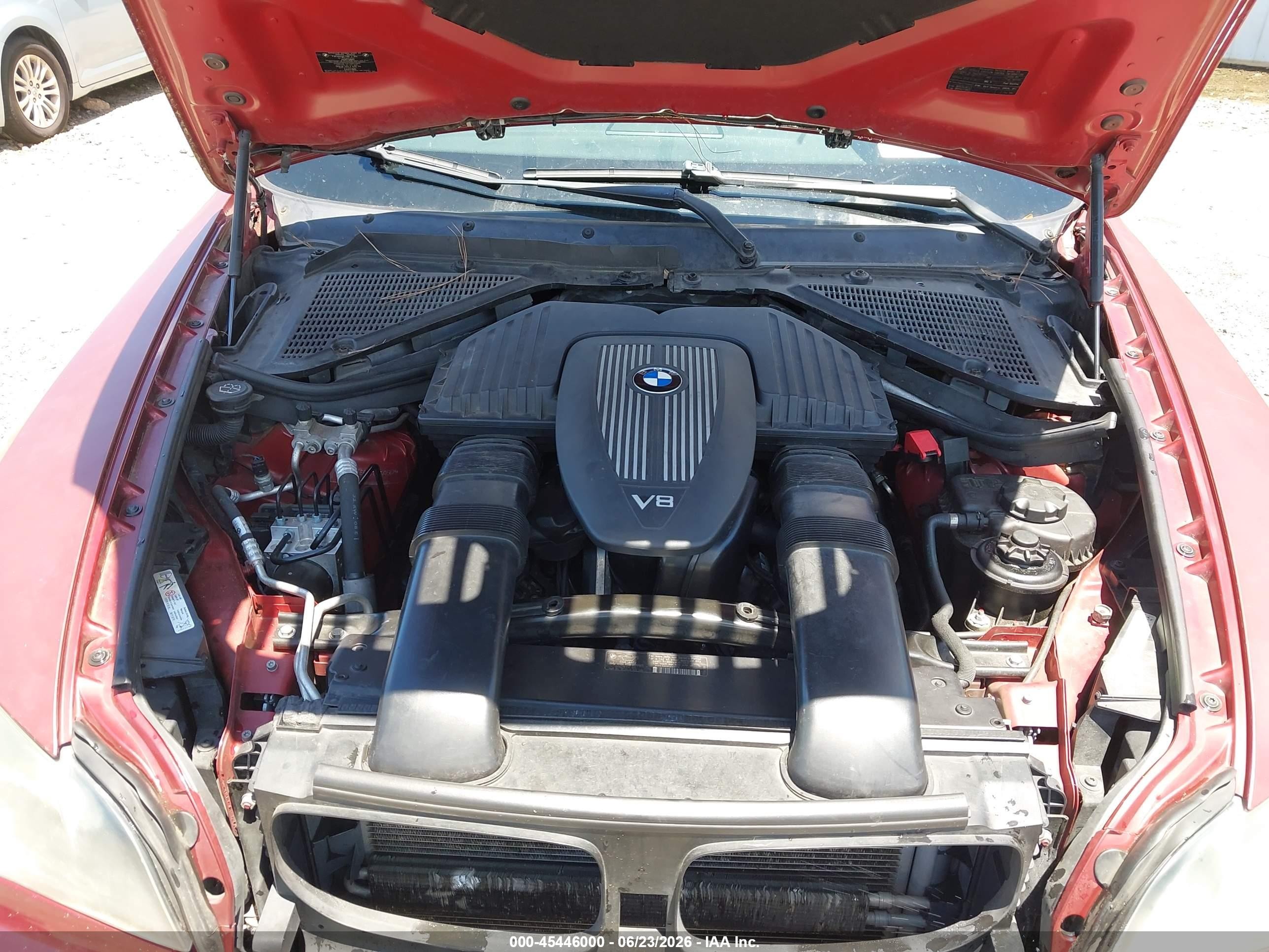 2009 Bmw X5 Xdrive48i Red vin: 5UXFE83519L170587
