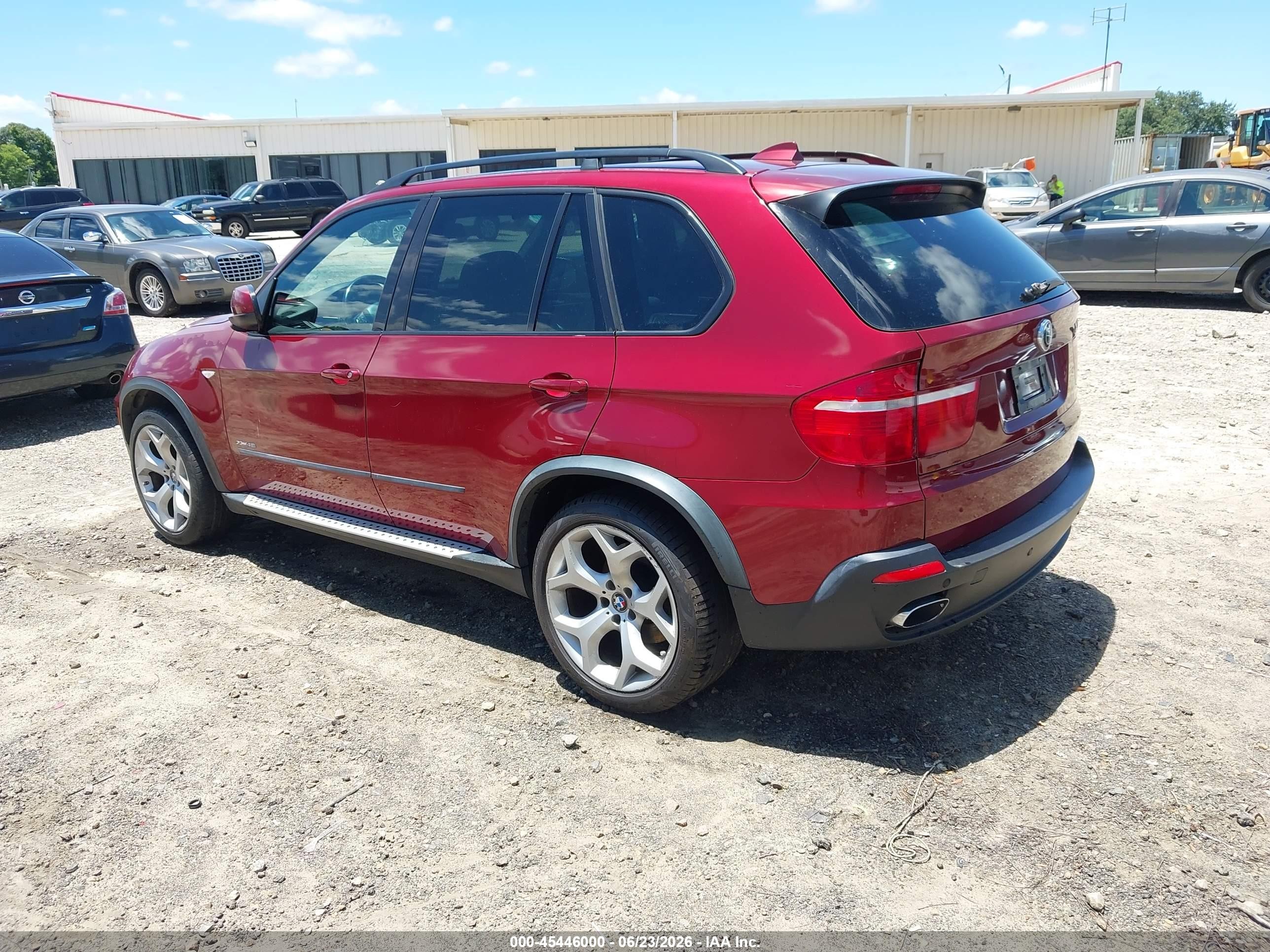 2009 Bmw X5 Xdrive48i Red vin: 5UXFE83519L170587