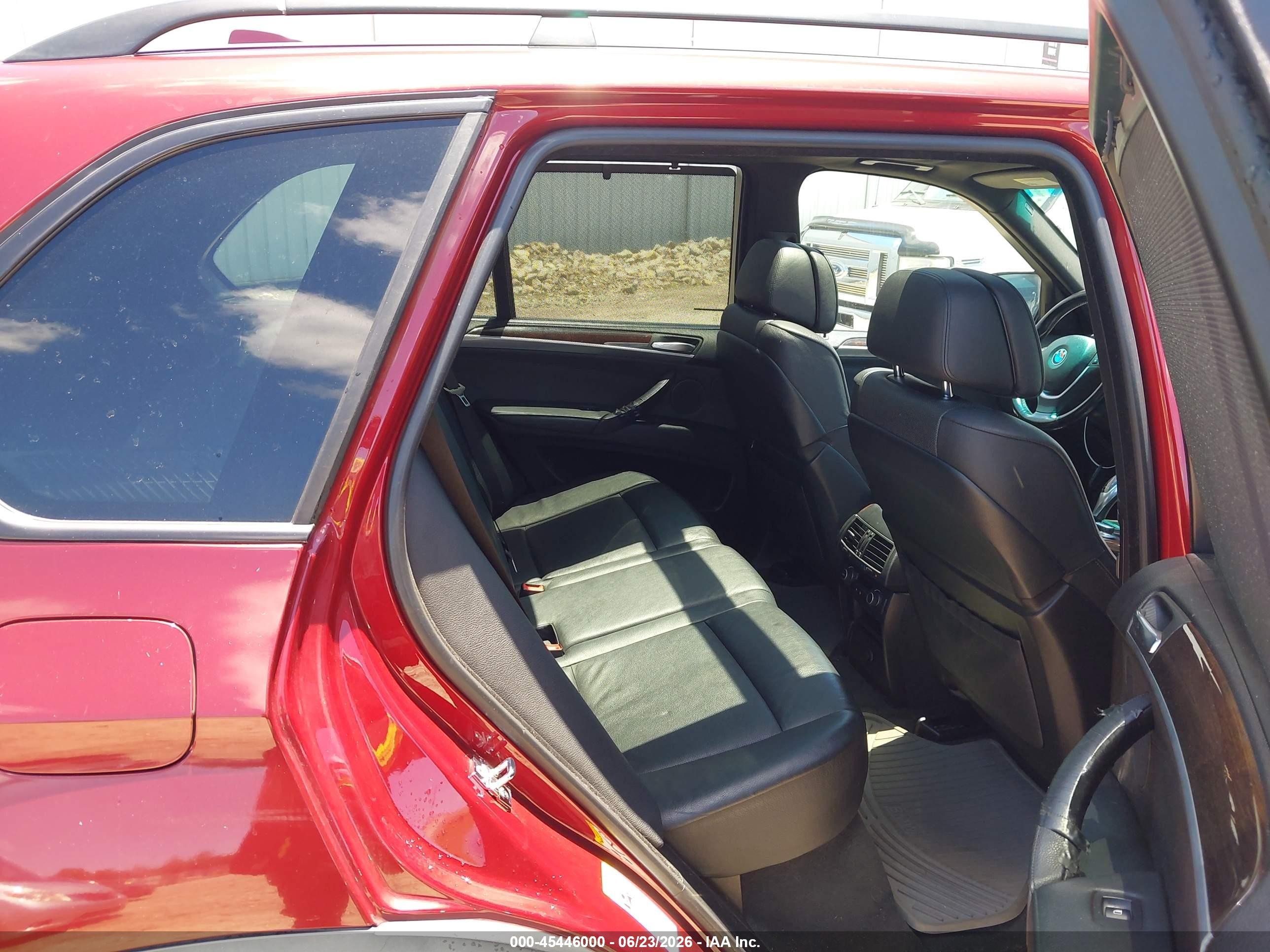 2009 Bmw X5 Xdrive48i Red vin: 5UXFE83519L170587