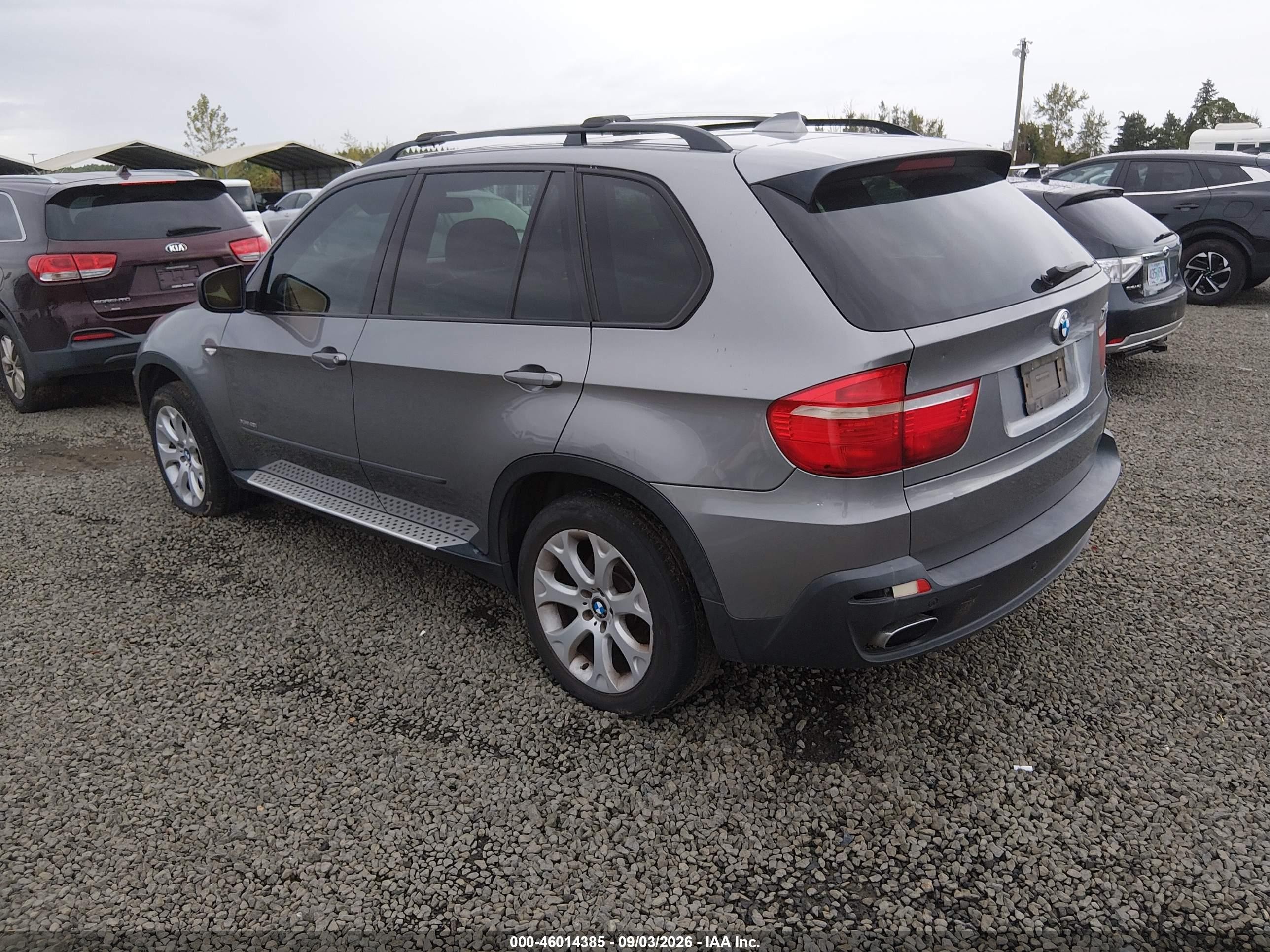 2009 Bmw X5 Xdrive48i Gray vin: 5UXFE83519L171447
