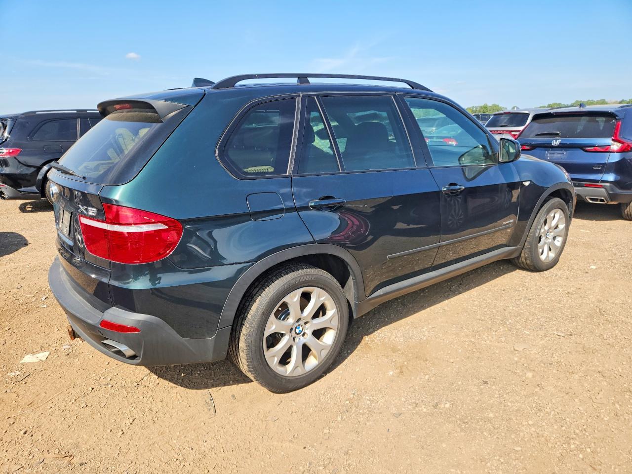 2009 Bmw X5 Xdrive48i Green vin: 5UXFE83519L310069