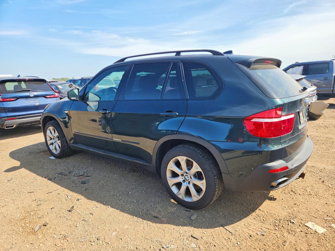 2009 Bmw X5 Xdrive48i Green vin: 5UXFE83519L310069