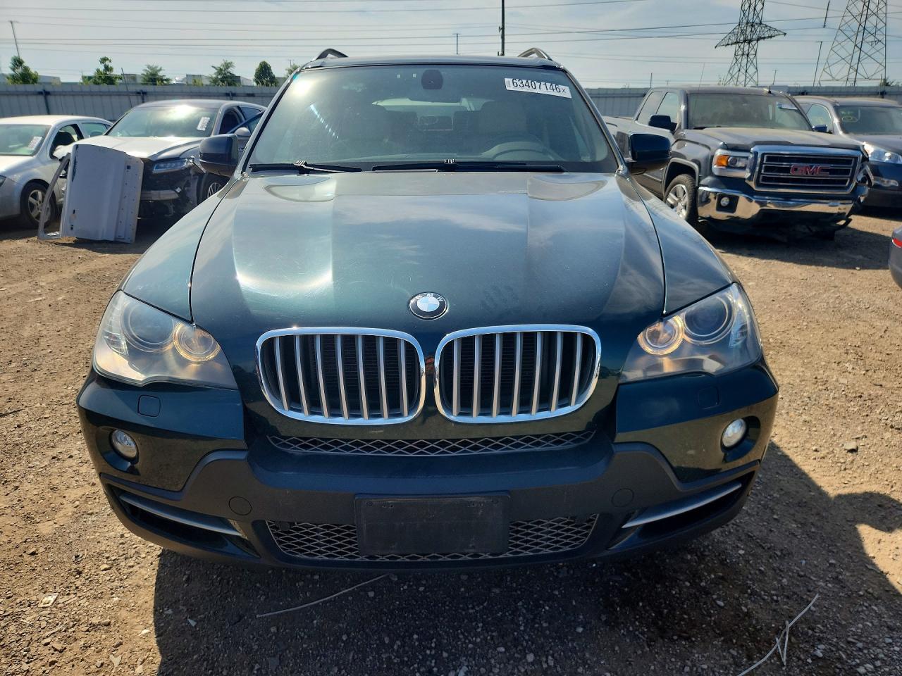 2009 Bmw X5 Xdrive48i Green vin: 5UXFE83519L310069