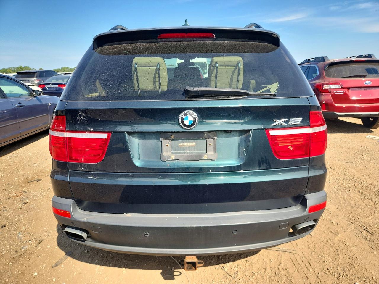 2009 Bmw X5 Xdrive48i Green vin: 5UXFE83519L310069