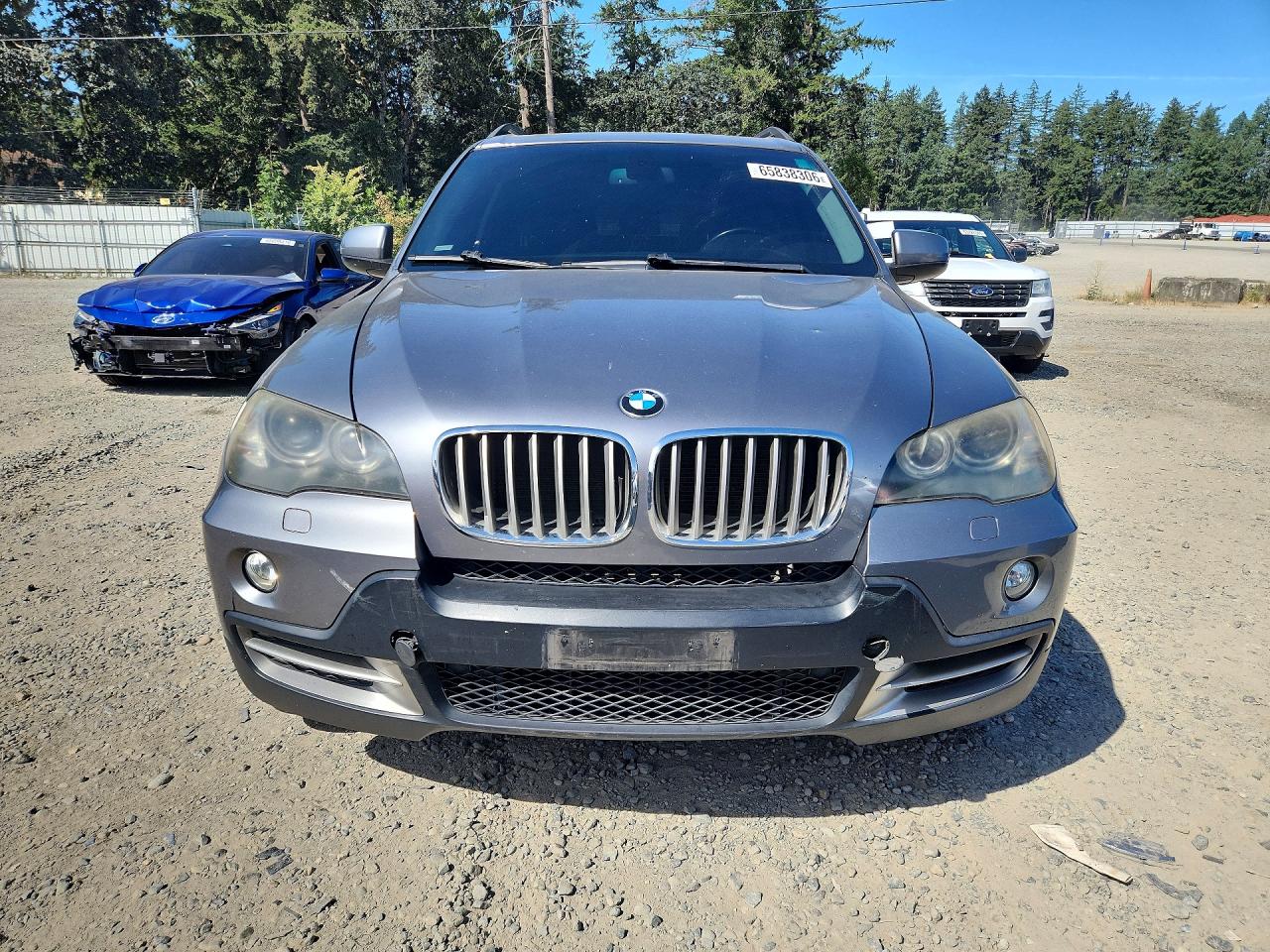 2007 Bmw X5 4.8i Угольный vin: 5UXFE83527LZ44925