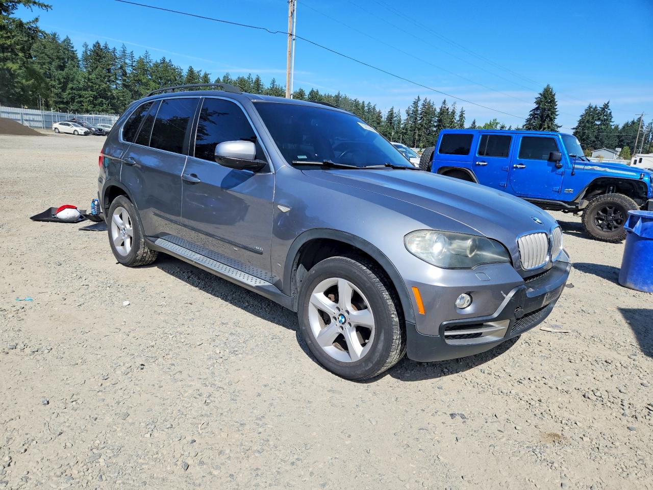 2007 Bmw X5 4.8i Угольный vin: 5UXFE83527LZ44925