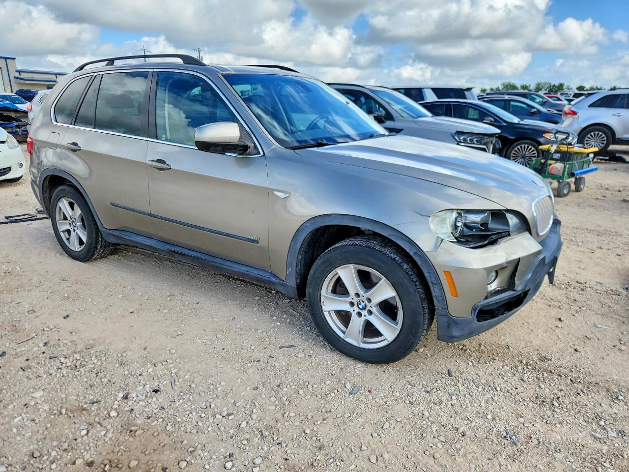 2008 Bmw X5 4.8i Серый vin: 5UXFE83528L160276