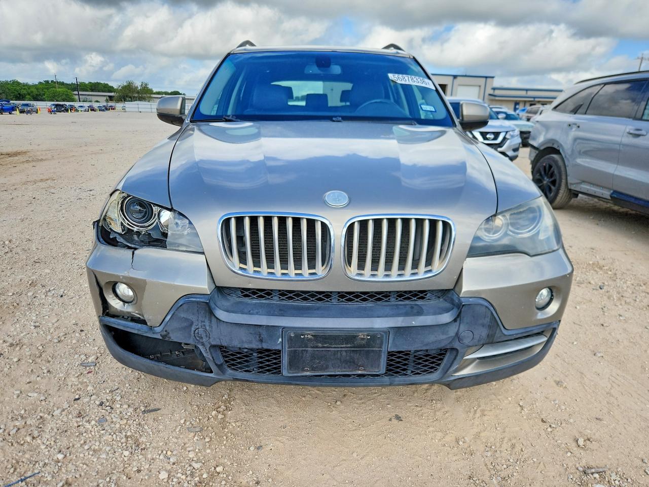 2008 Bmw X5 4.8i Серый vin: 5UXFE83528L160276