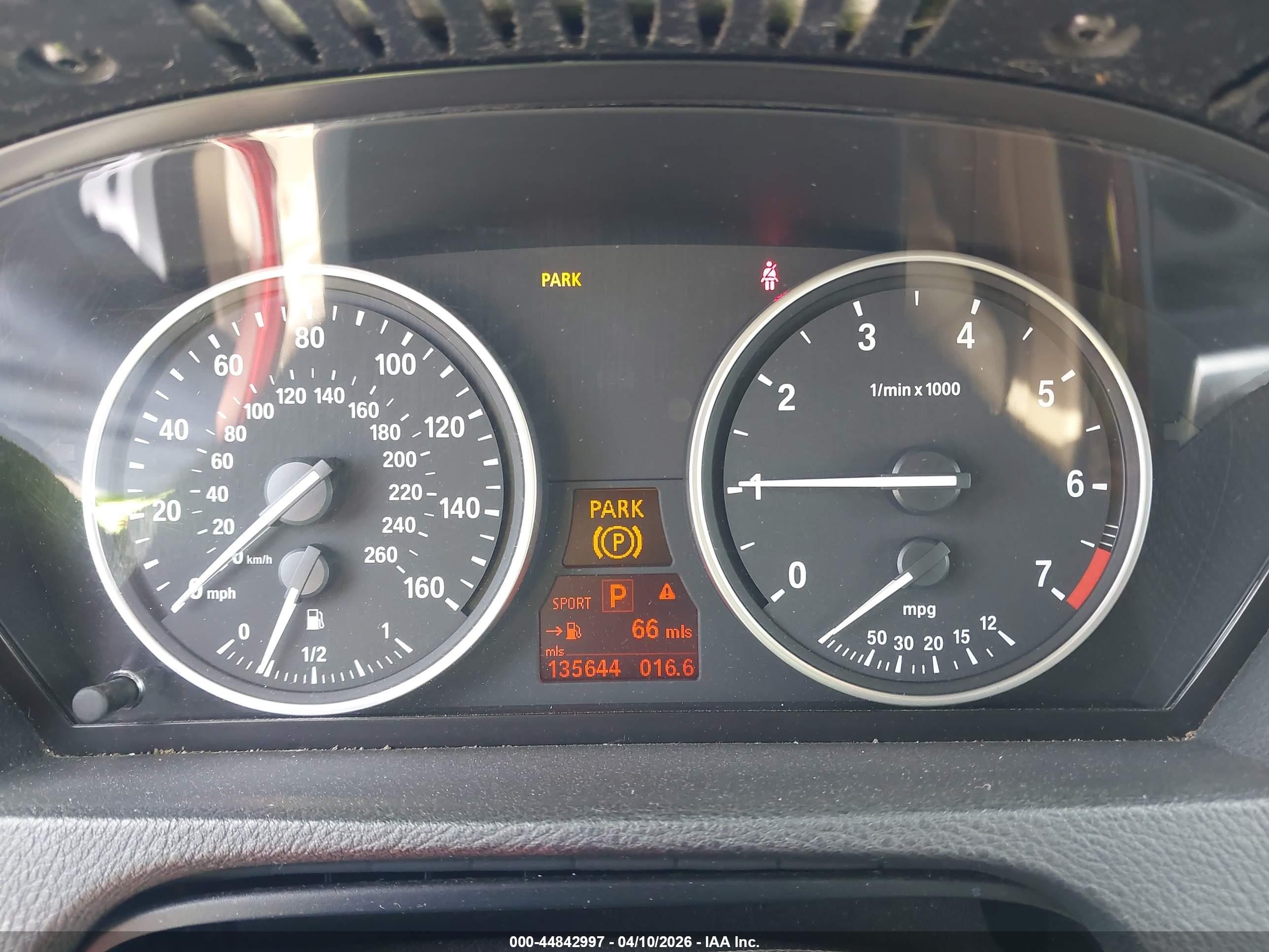 2008 Bmw X5 4.8i White vin: 5UXFE83528L166966