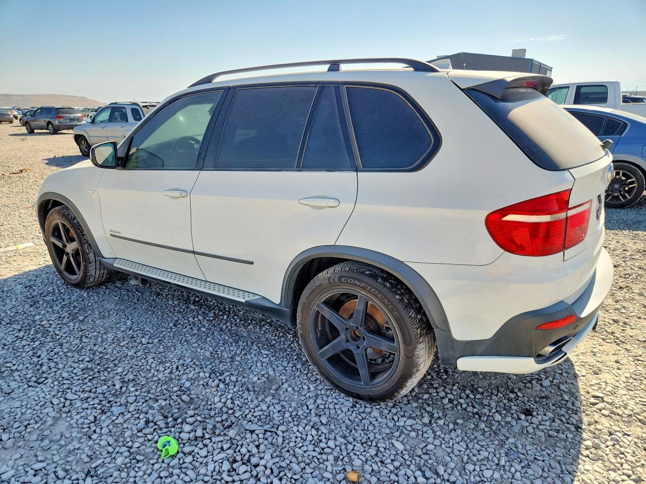 2009 Bmw X5 Xdrive48i White vin: 5UXFE83529L169609