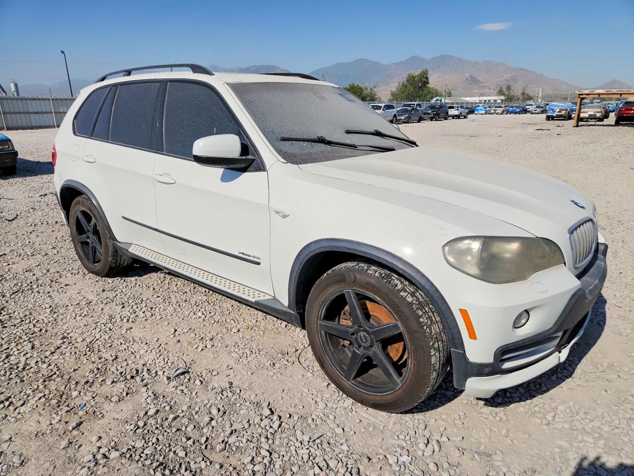 2009 Bmw X5 Xdrive48i White vin: 5UXFE83529L169609