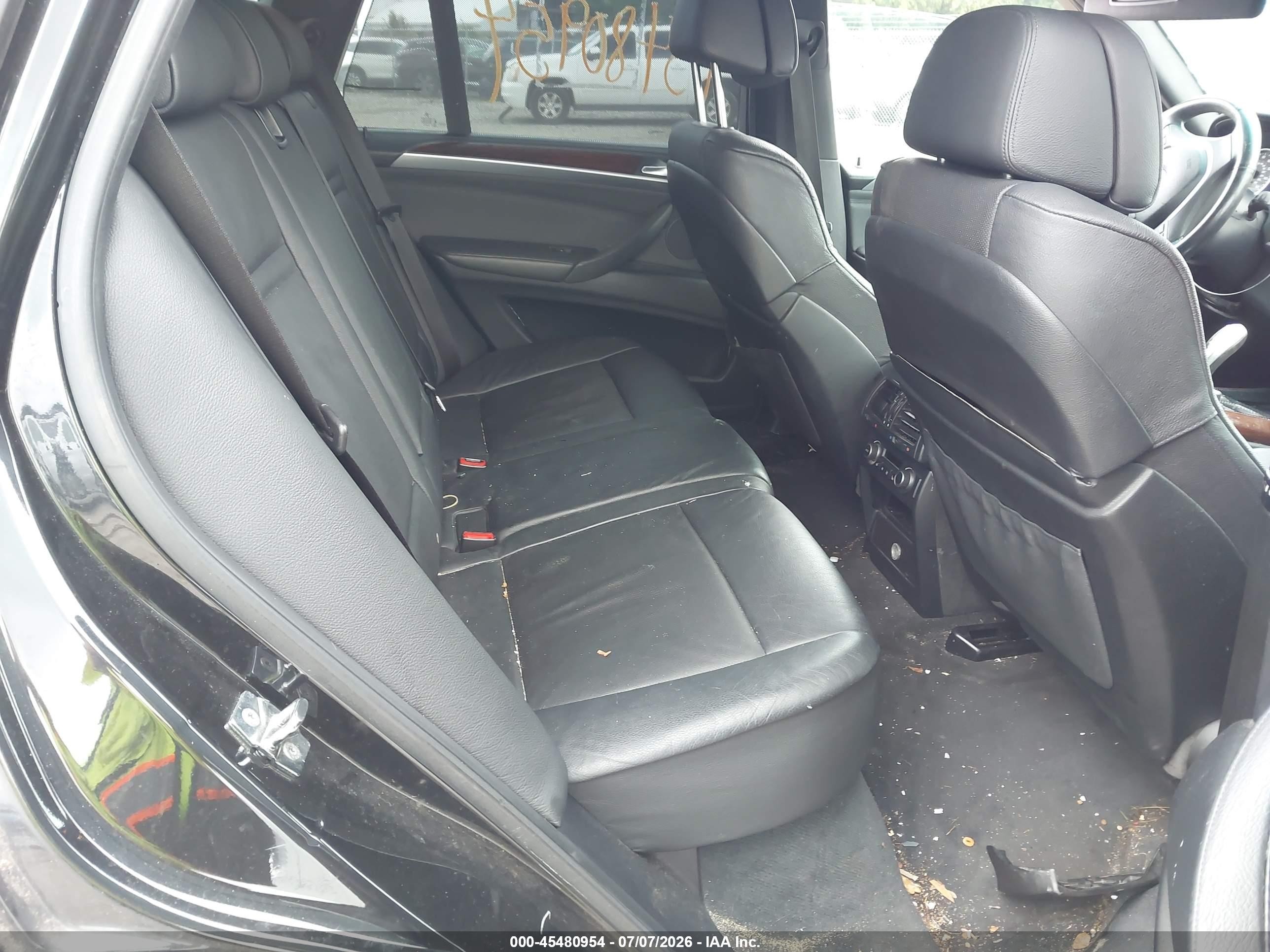 2009 Bmw X5 Xdrive48i Black vin: 5UXFE83529L310291