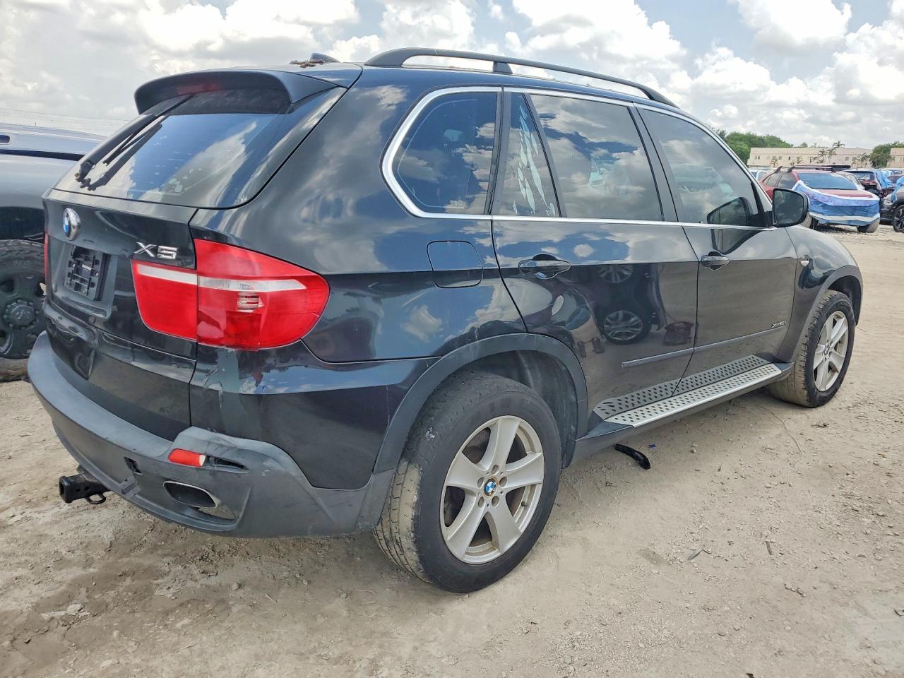 2007 Bmw X5 4.8i Black vin: 5UXFE83537LZ43170
