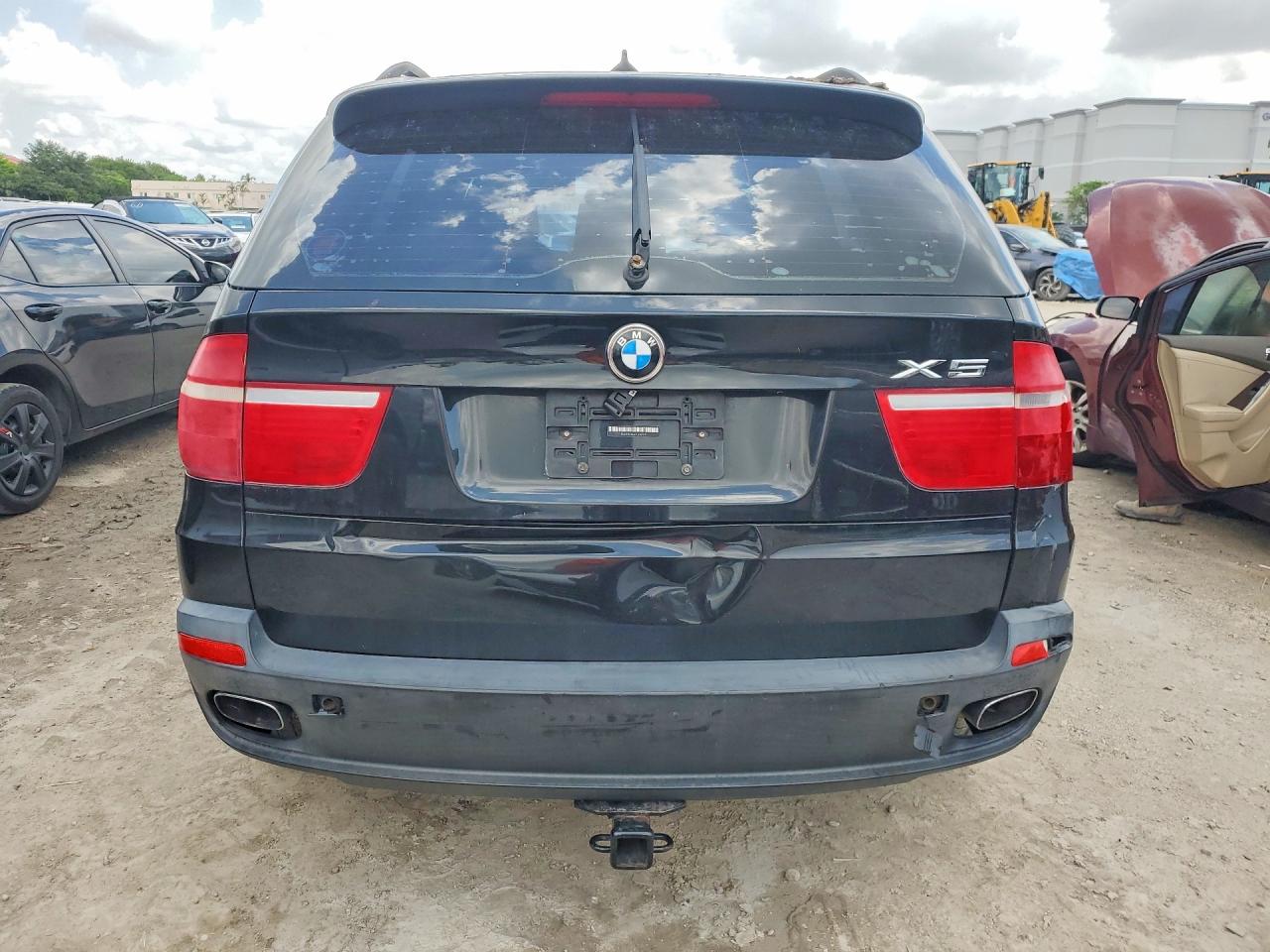 2007 Bmw X5 4.8i Black vin: 5UXFE83537LZ43170