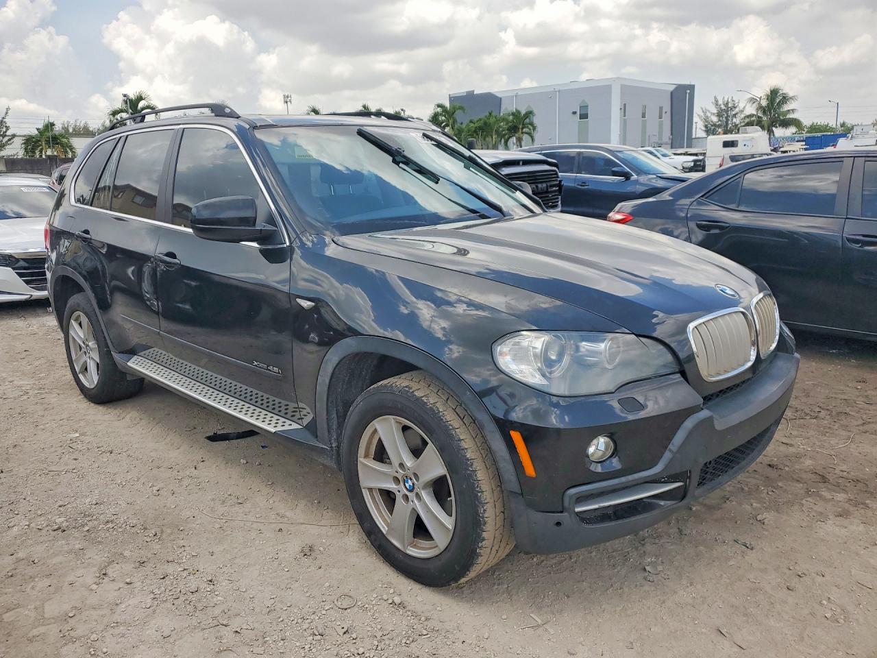 2007 Bmw X5 4.8i Black vin: 5UXFE83537LZ43170
