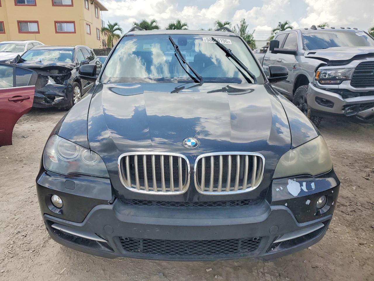 2007 Bmw X5 4.8i Black vin: 5UXFE83537LZ43170