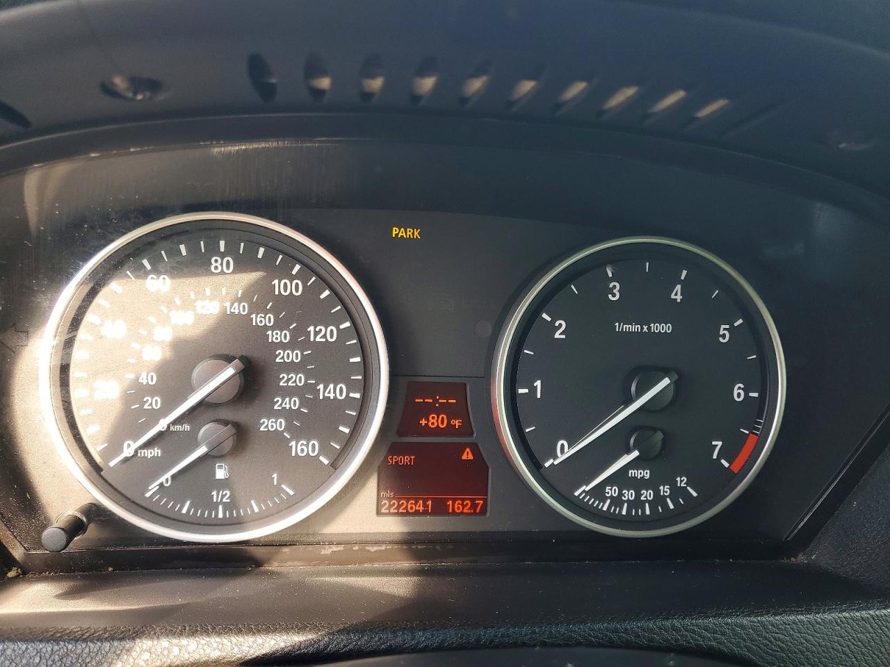 2007 Bmw X5 4.8i White vin: 5UXFE83537LZ44271