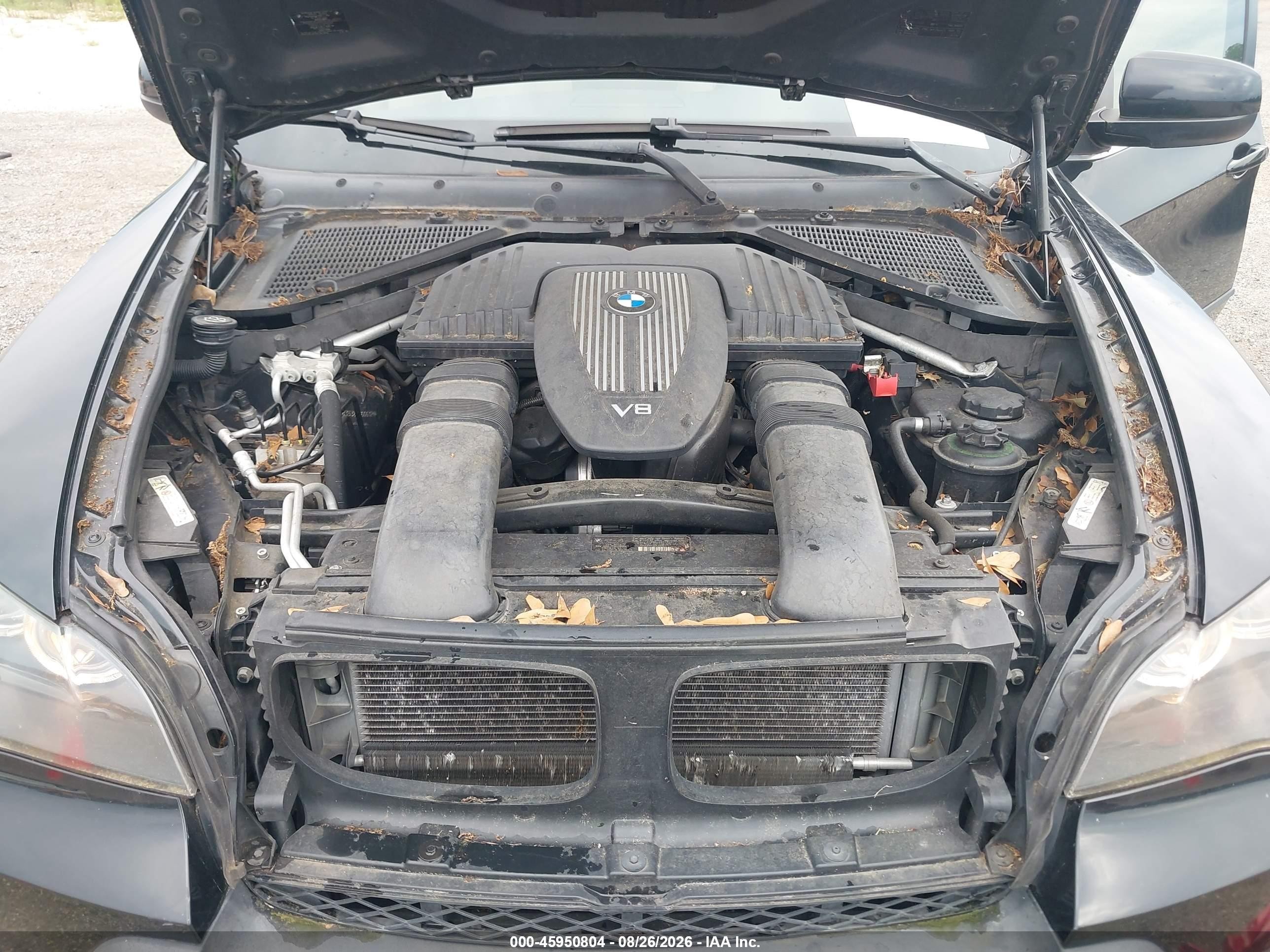 2008 Bmw X5 4.8i Black vin: 5UXFE83538L160612