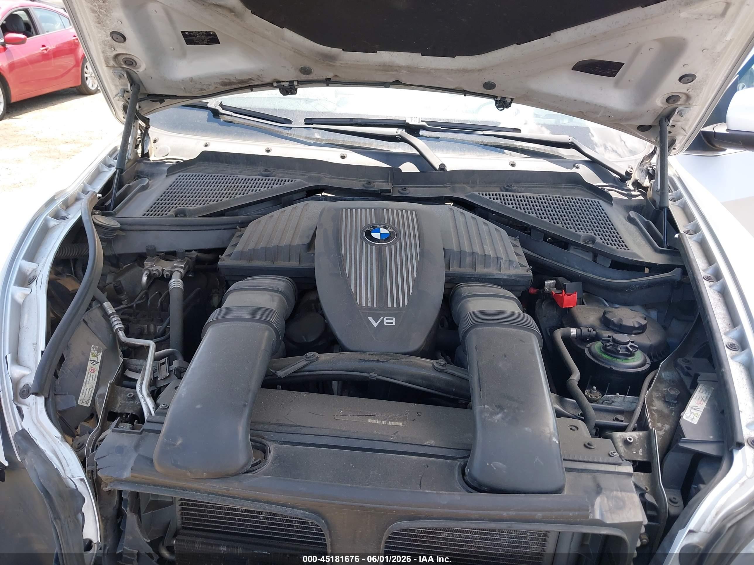 2008 Bmw X5 4.8i Silver vin: 5UXFE83538L167205