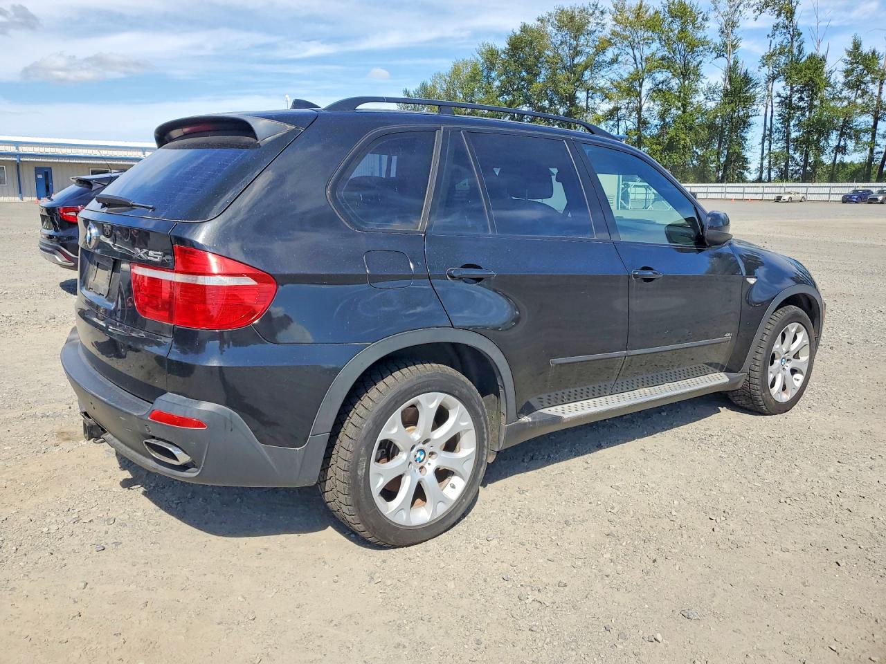 2008 Bmw X5 4.8i Black vin: 5UXFE83538LZ99241