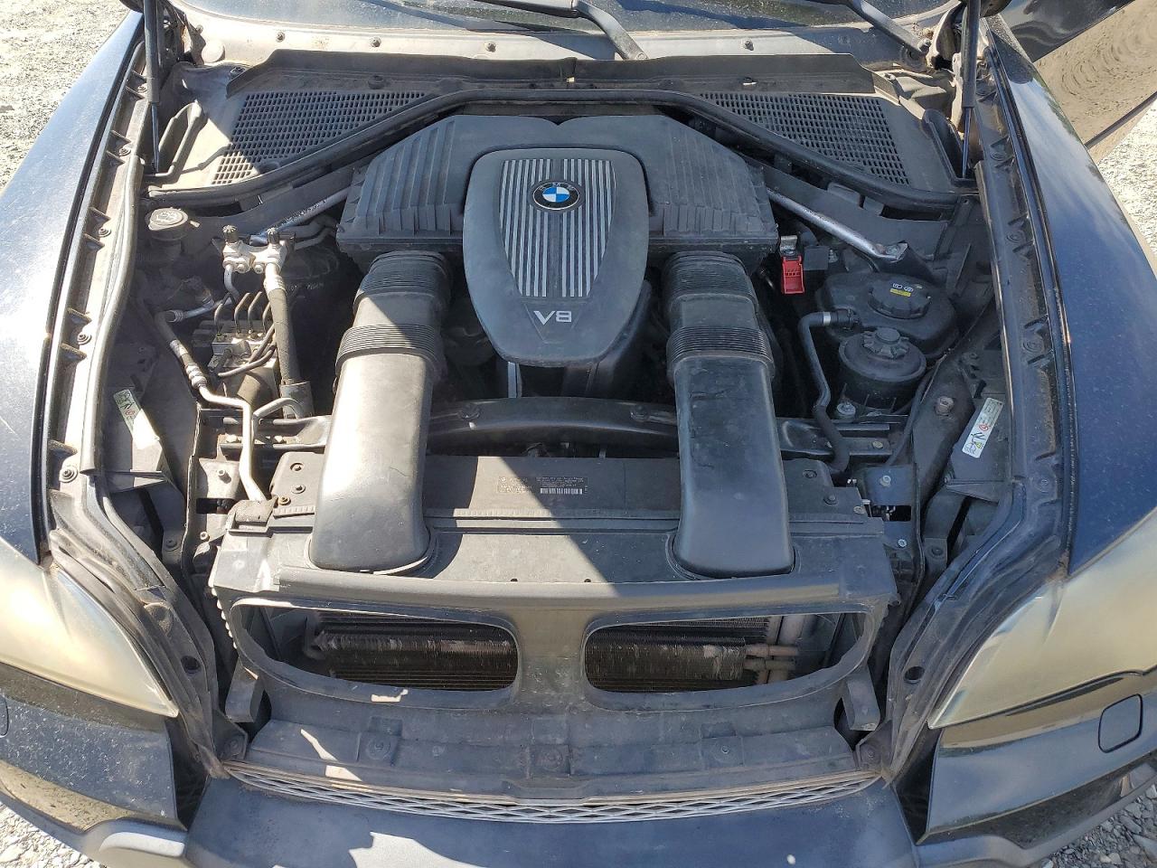 2008 Bmw X5 4.8i Black vin: 5UXFE83538LZ99241