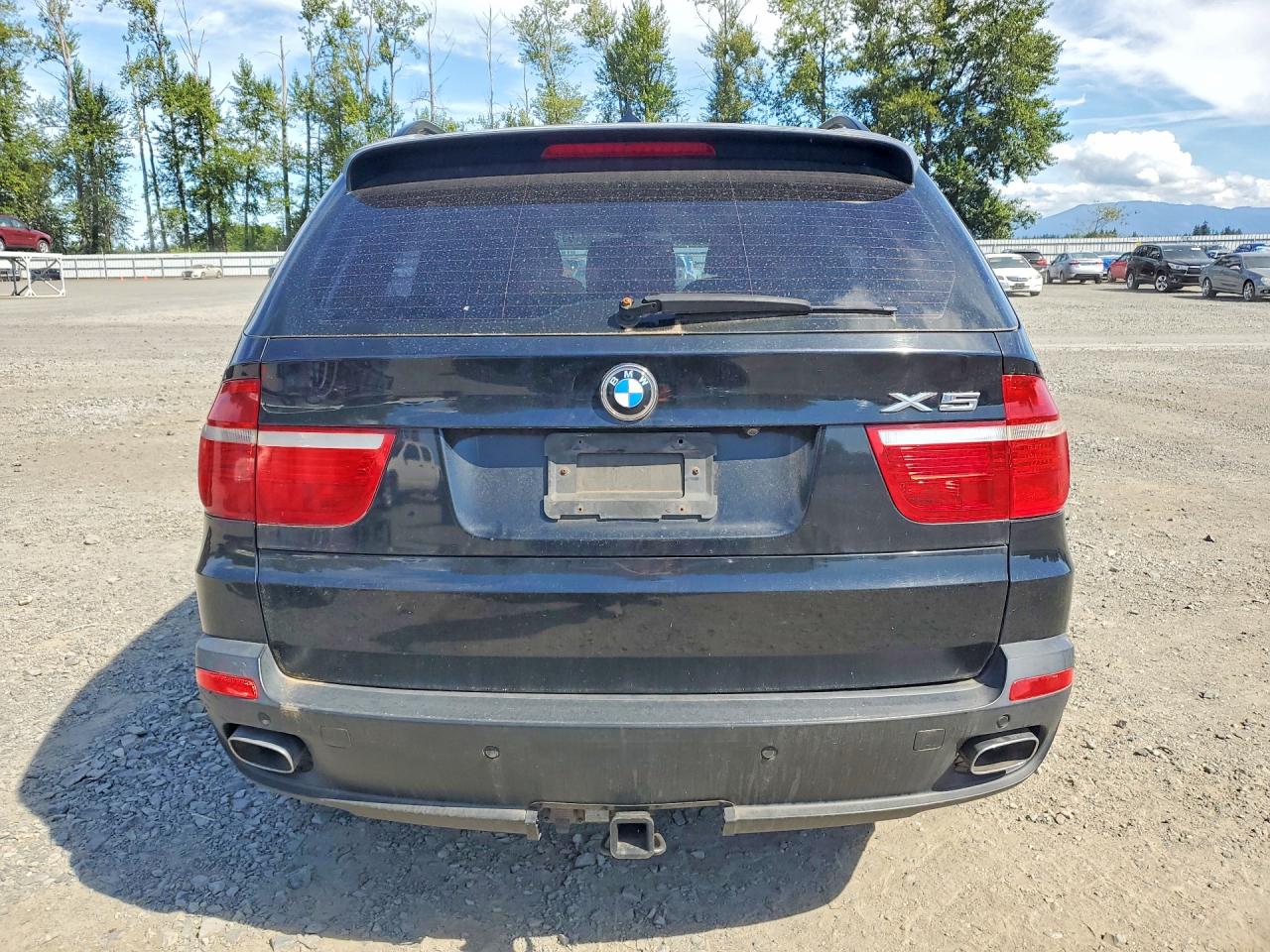 2008 Bmw X5 4.8i Black vin: 5UXFE83538LZ99241